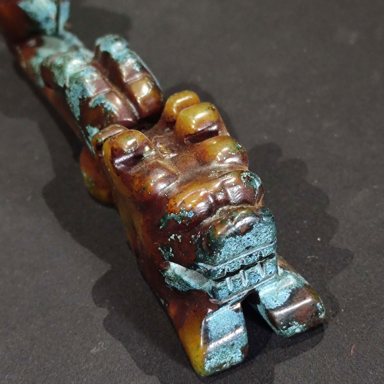 Ancient Jade Dragon Hook - 4