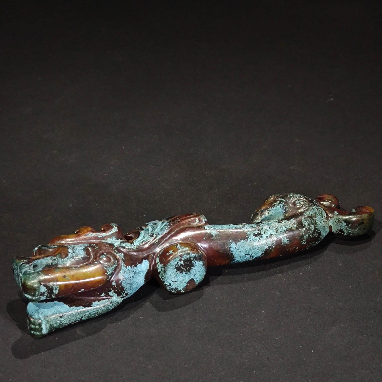 Ancient Jade Dragon Hook - 7