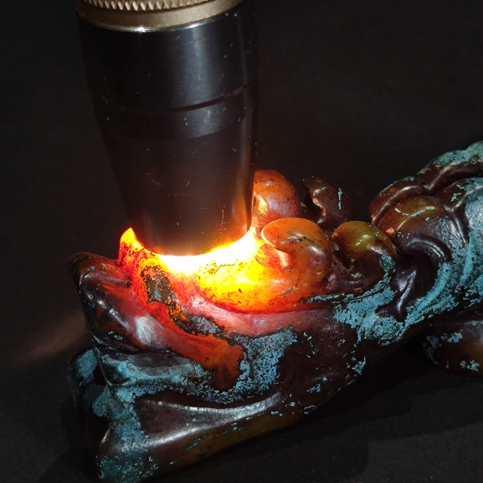 Ancient Jade Dragon Hook - 8