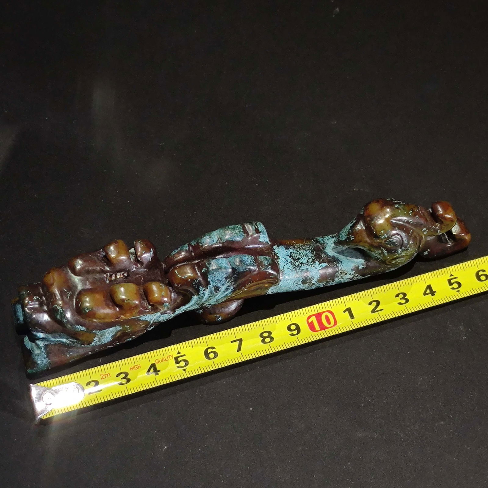 Ancient Jade Dragon Hook - 9