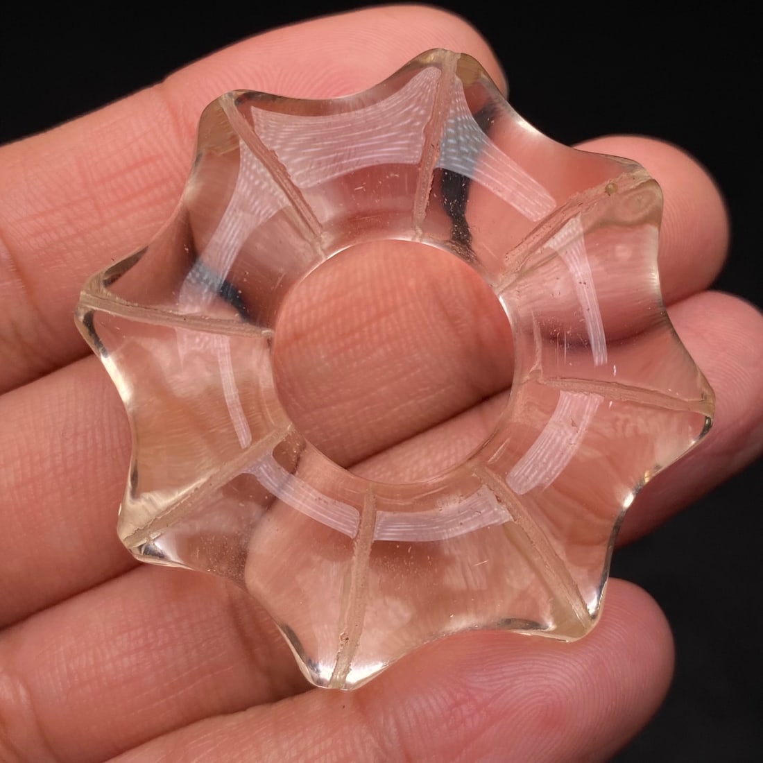 Old crystal ring - 3