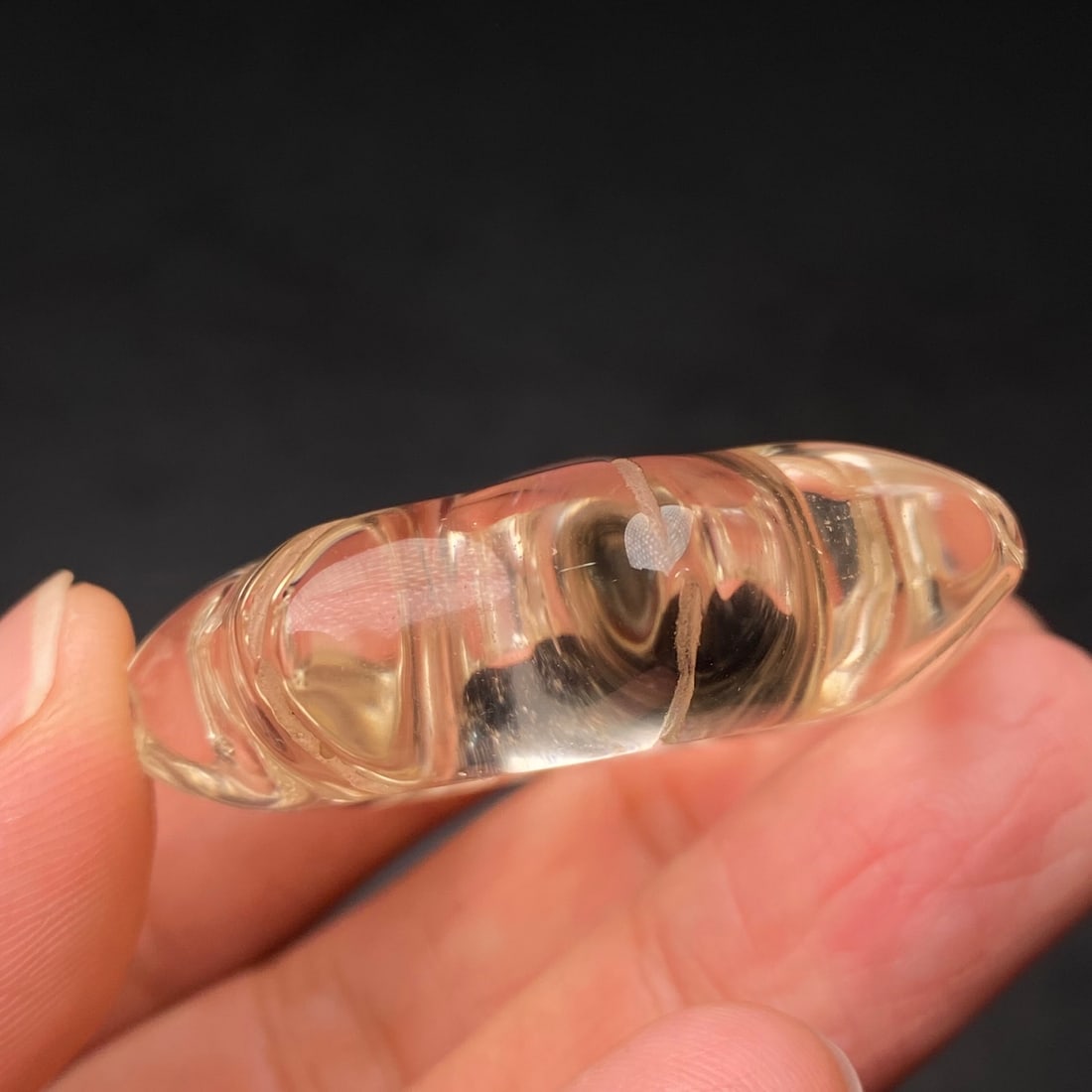 Old crystal ring - 6