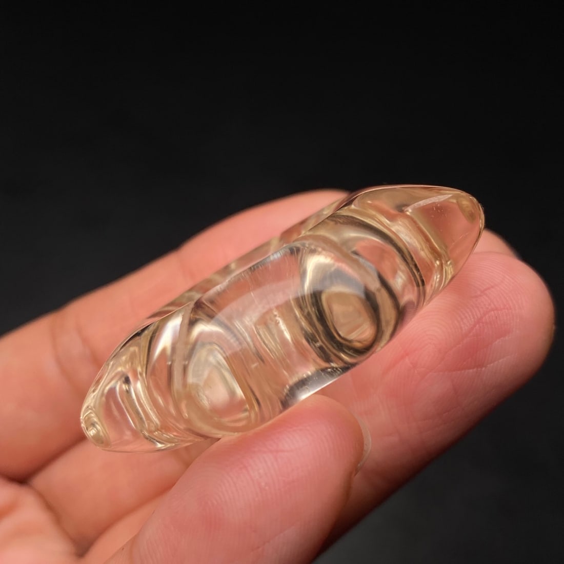 Old crystal ring - 9