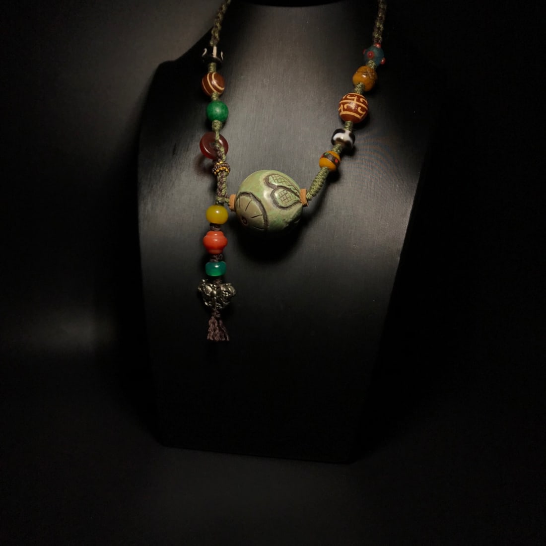 Agate celestial bead necklace handheld - 10