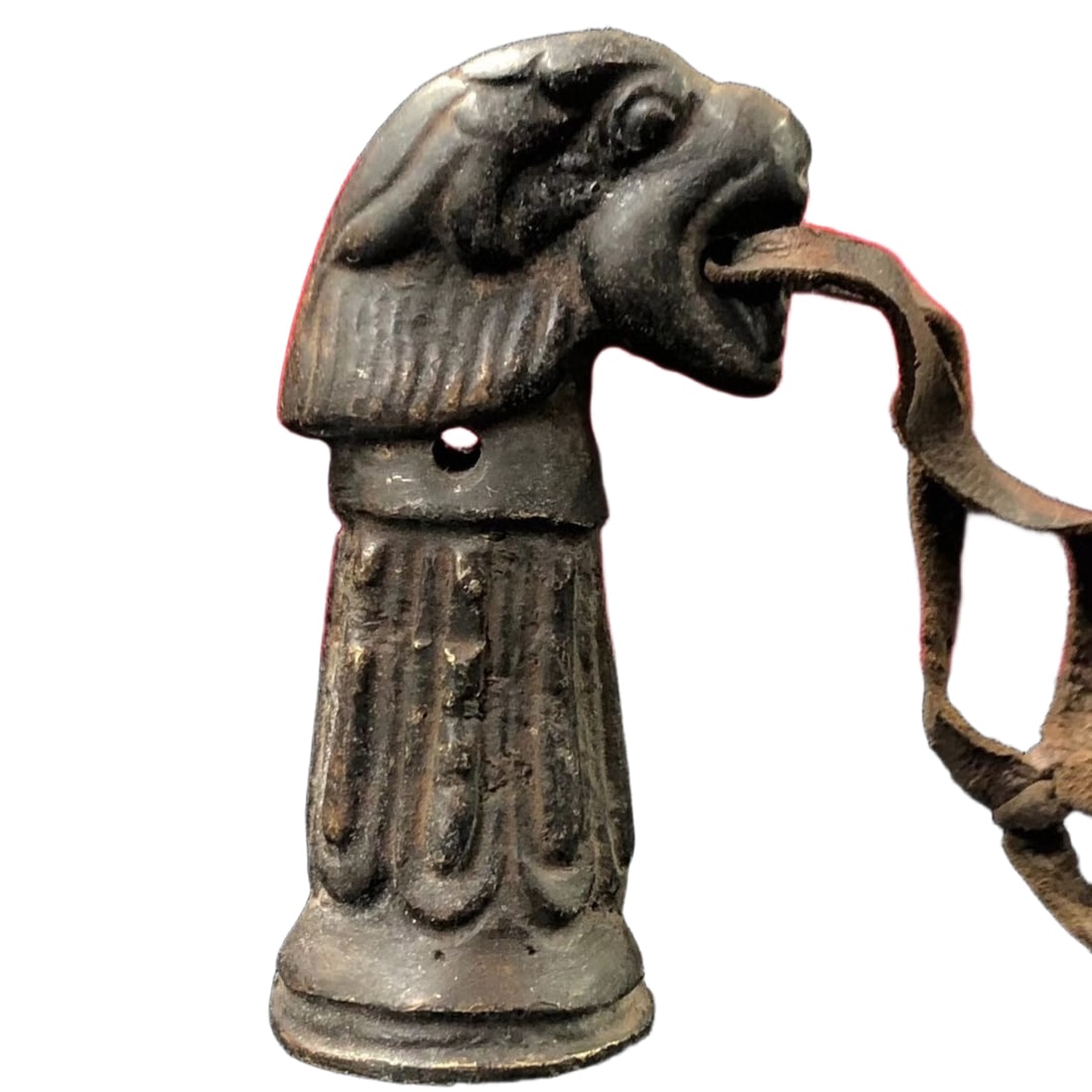 Pure copper hand-hammered, engraved with old-style seal.: Pure copper hand-hammered, engraved with old-fashioned seal, 6.5 centimeters high.