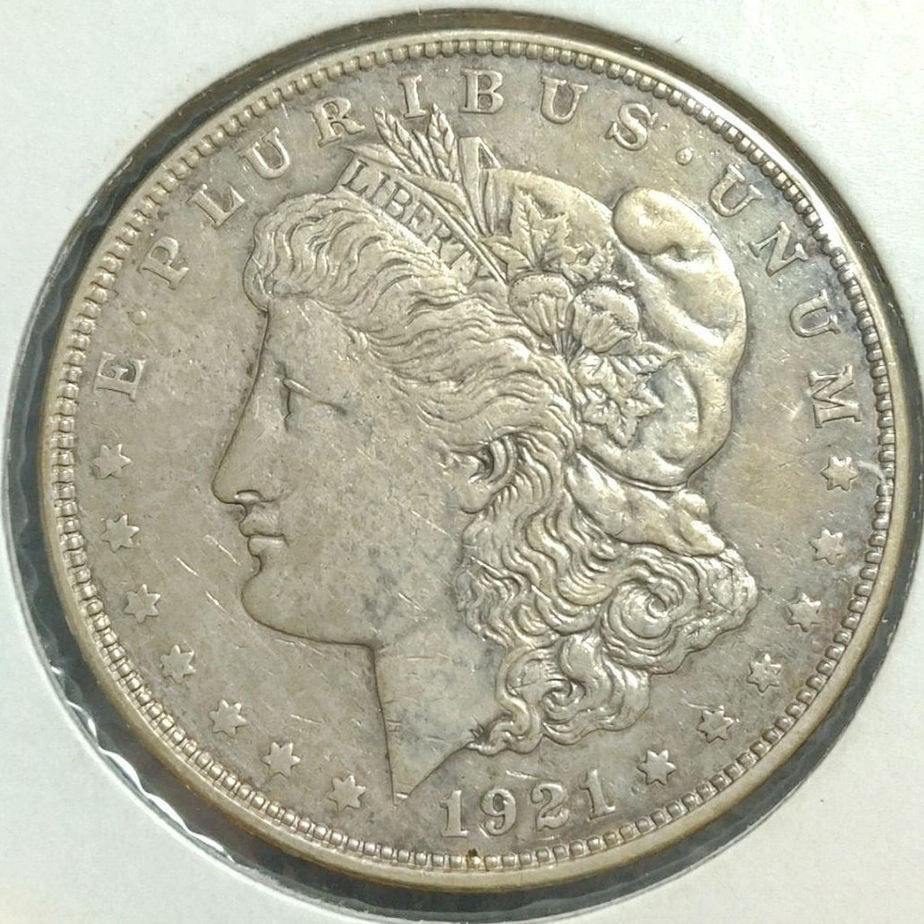 1921 Morgan Silver Dollar $1 (1 of 2)