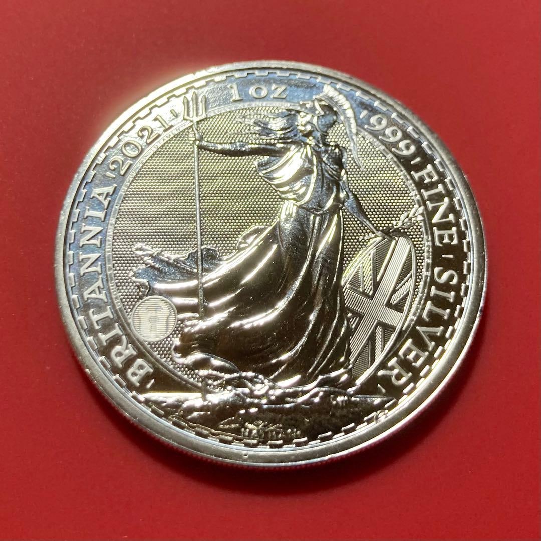 British Britannia Silver Coin, 2021, 1 ounce - 2