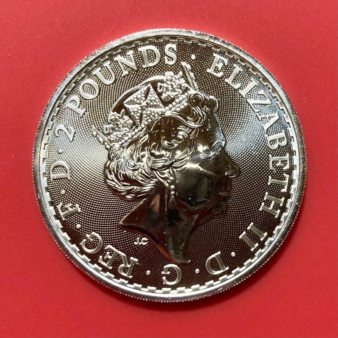 British Britannia Silver Coin, 2021, 1 ounce - 3