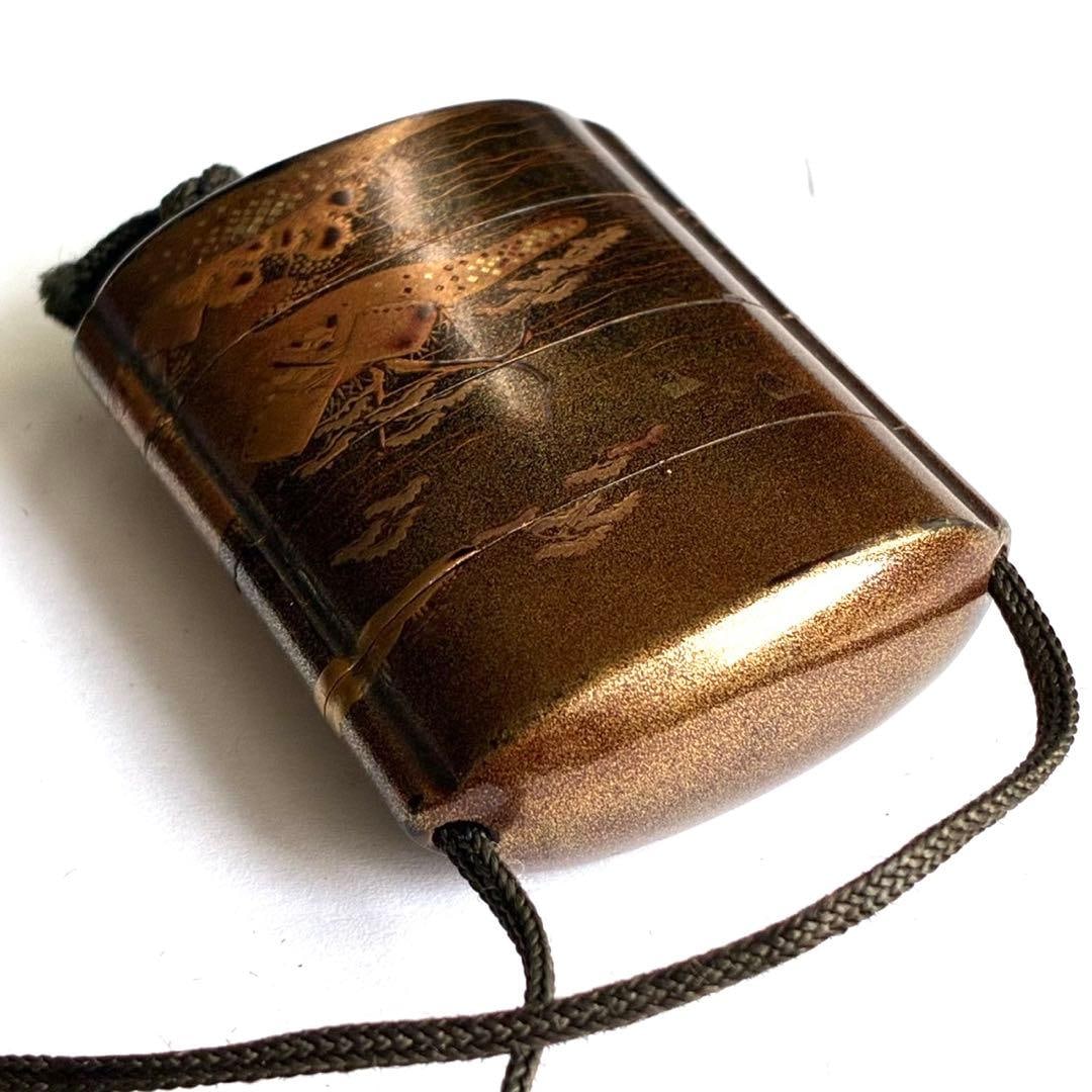 Antique lacquerware box - 9