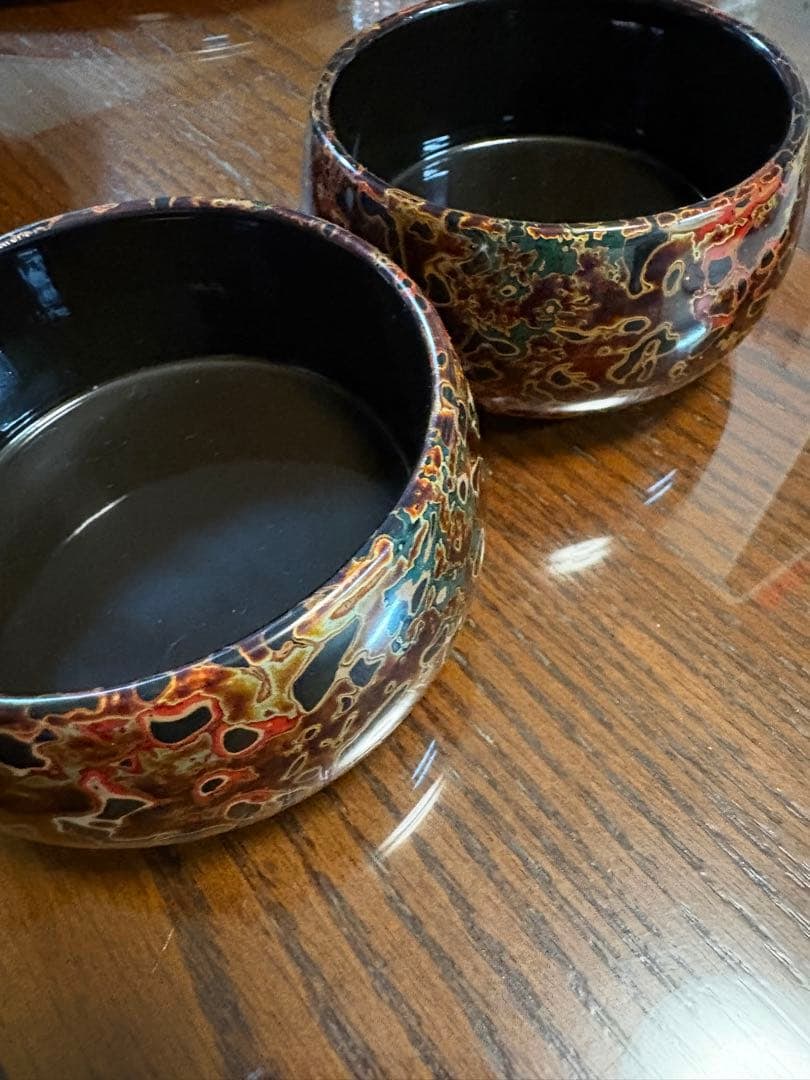 Tsugaru lacquerware five-piece set - 4