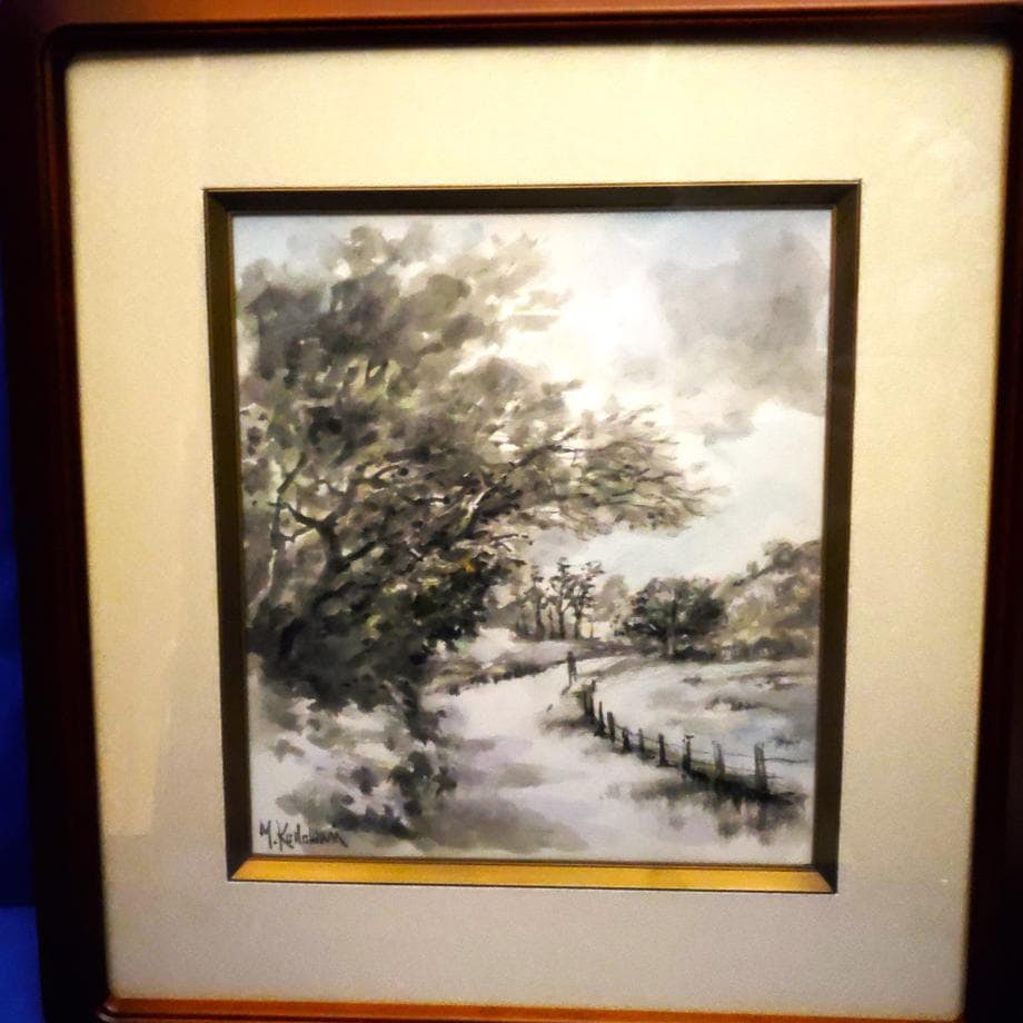 Xiao Zhang Yiyi's oil painting landscape: Xiao Zhang Yiyi's oil painting landscape, size B-18 (Shikishi paper size).Xiao Zhang Yiyi's art history:1908: Born in Toyama City, Fukuoka Prefecture.1929: Graduated from Osaka School of Fine Arts, st