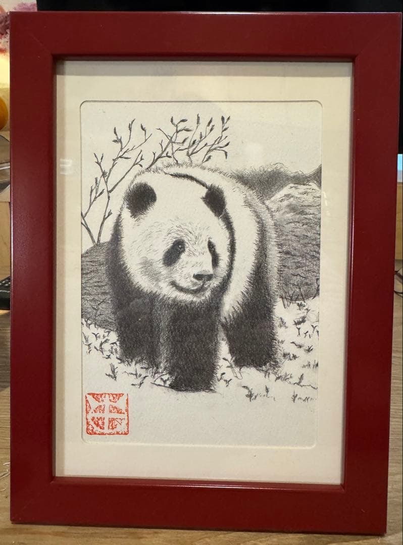 Panda pencil drawing - 2