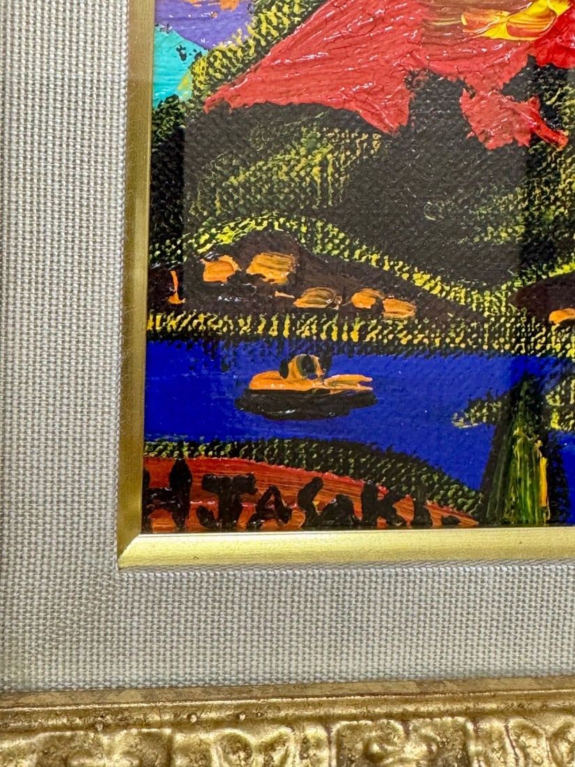 [Tasaki Hiroshi] [Scarlet Fuji] Oil painting - 4