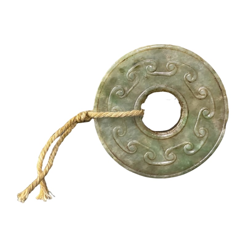 Jade round coin. (1 of 6)