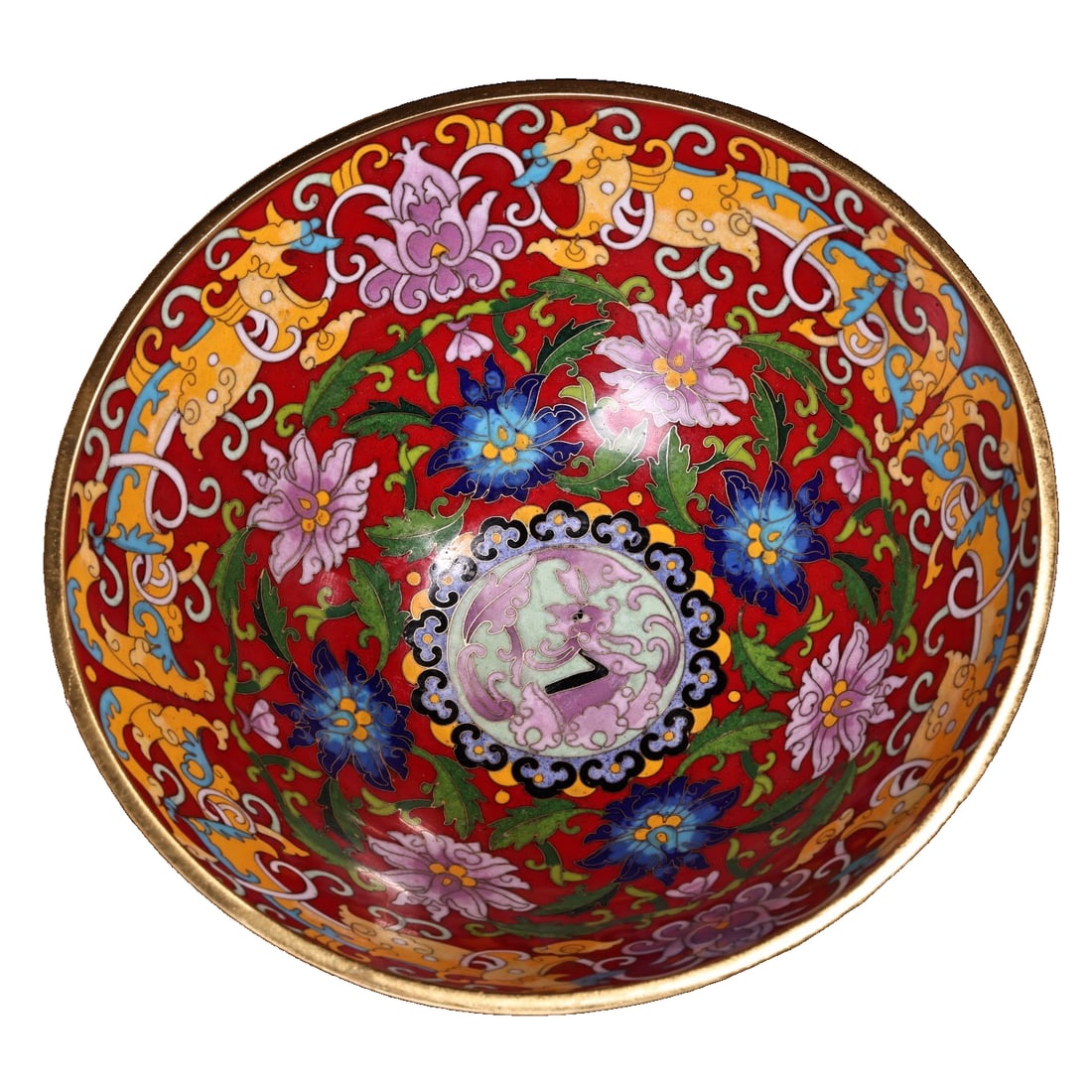 Qing Dynasty palace imperial collection Jingtai blue large bowl (1 of 10)