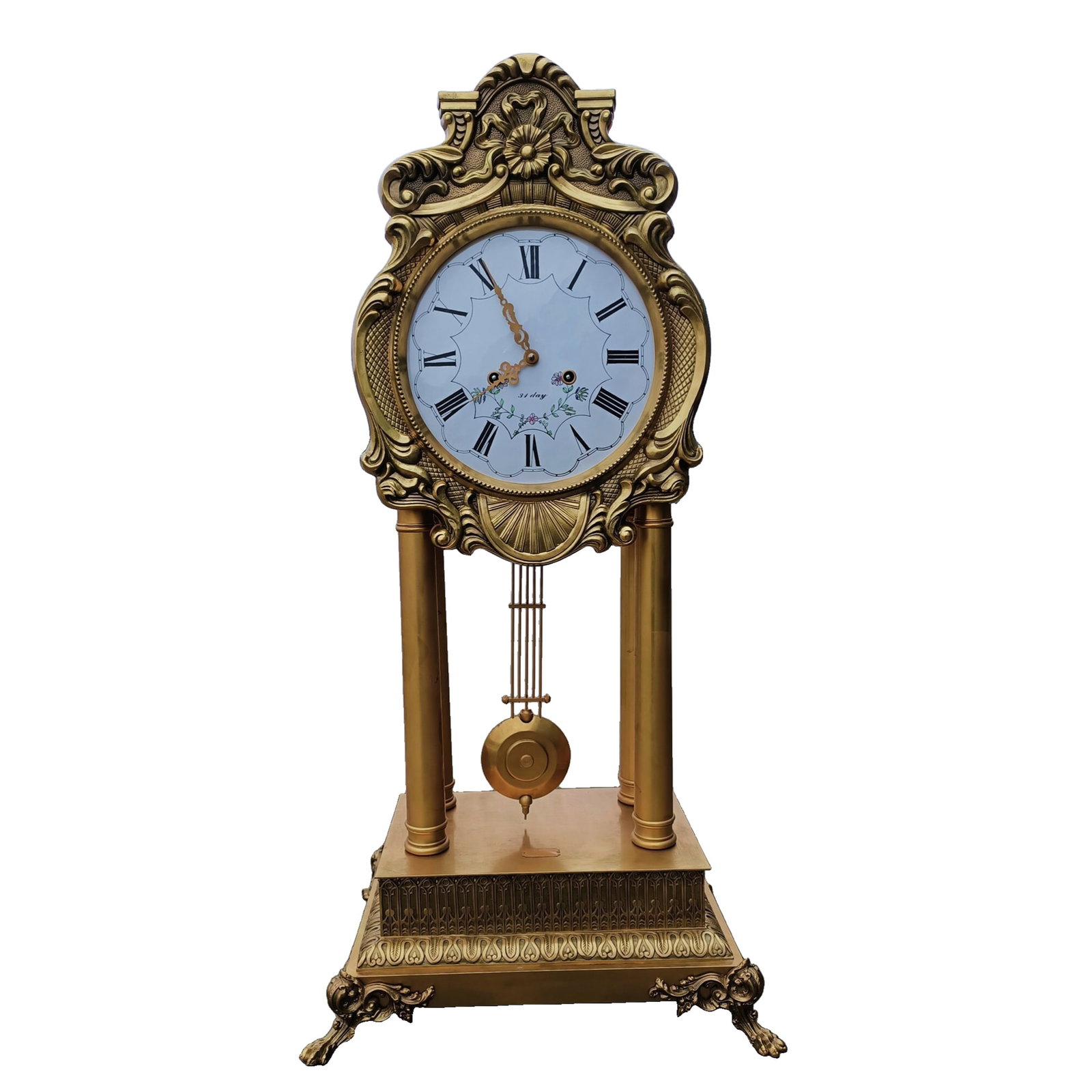 One antique mechanical watch with gold plating. (1 of 10)