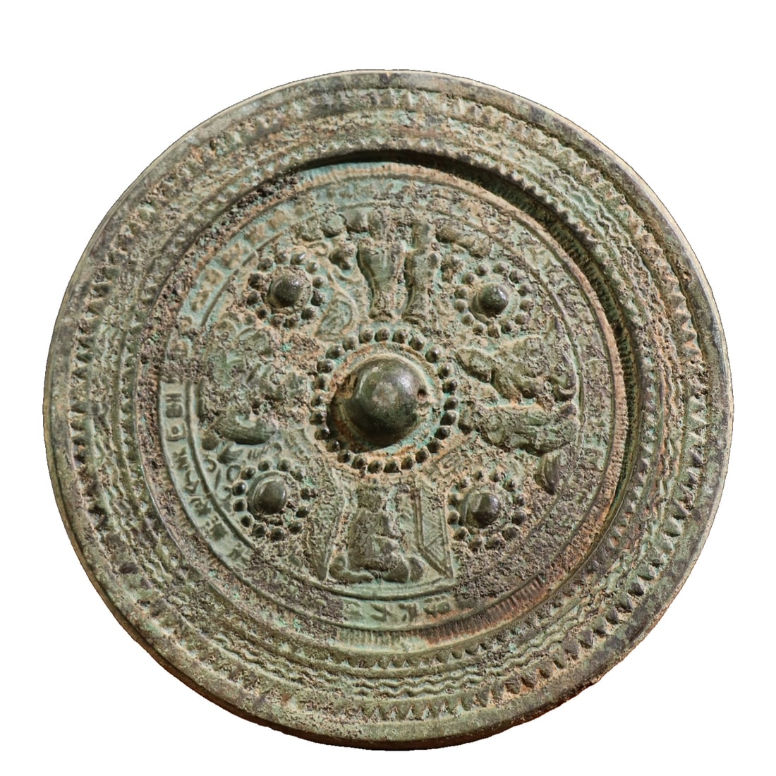 Old bronze mirror (1 of 10)