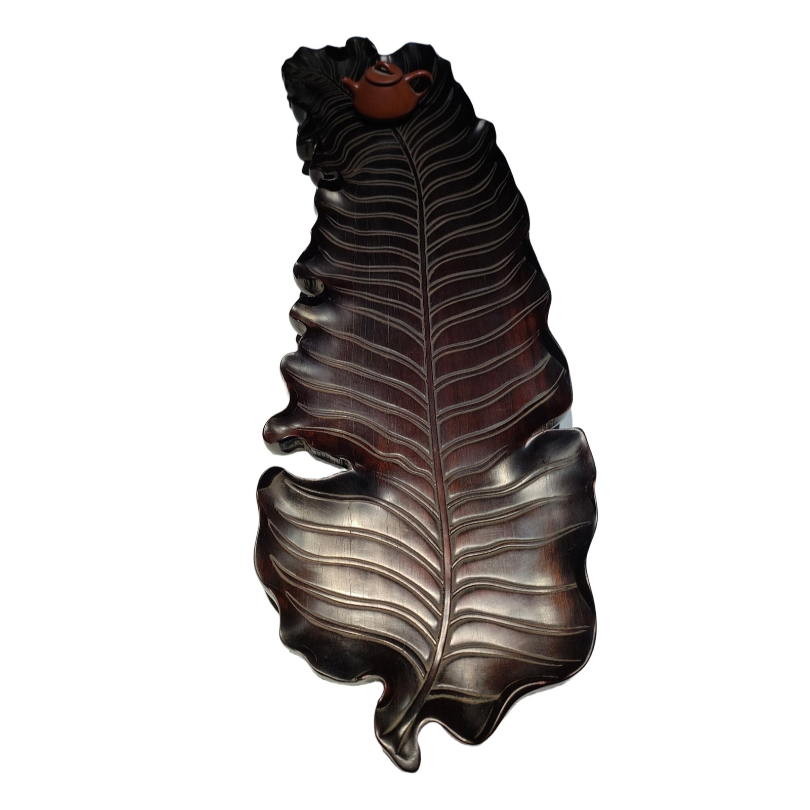 Old redwood leaf tea tray (1 of 10)