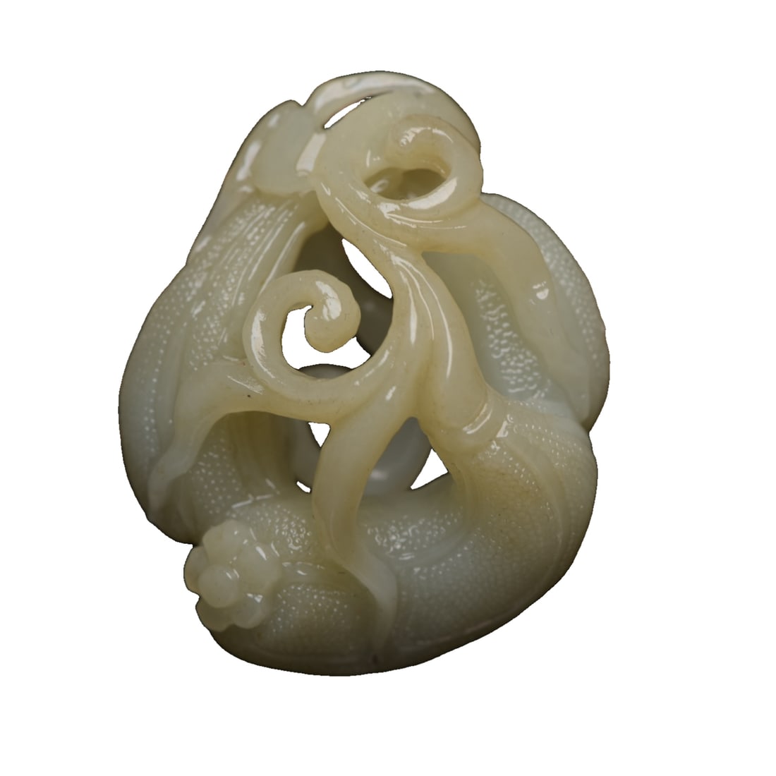 Hetian Jade Melon: Hetian Jade Gourd Specifications: 5.1×4.1×3.1 centimeters, weight 47 grams.