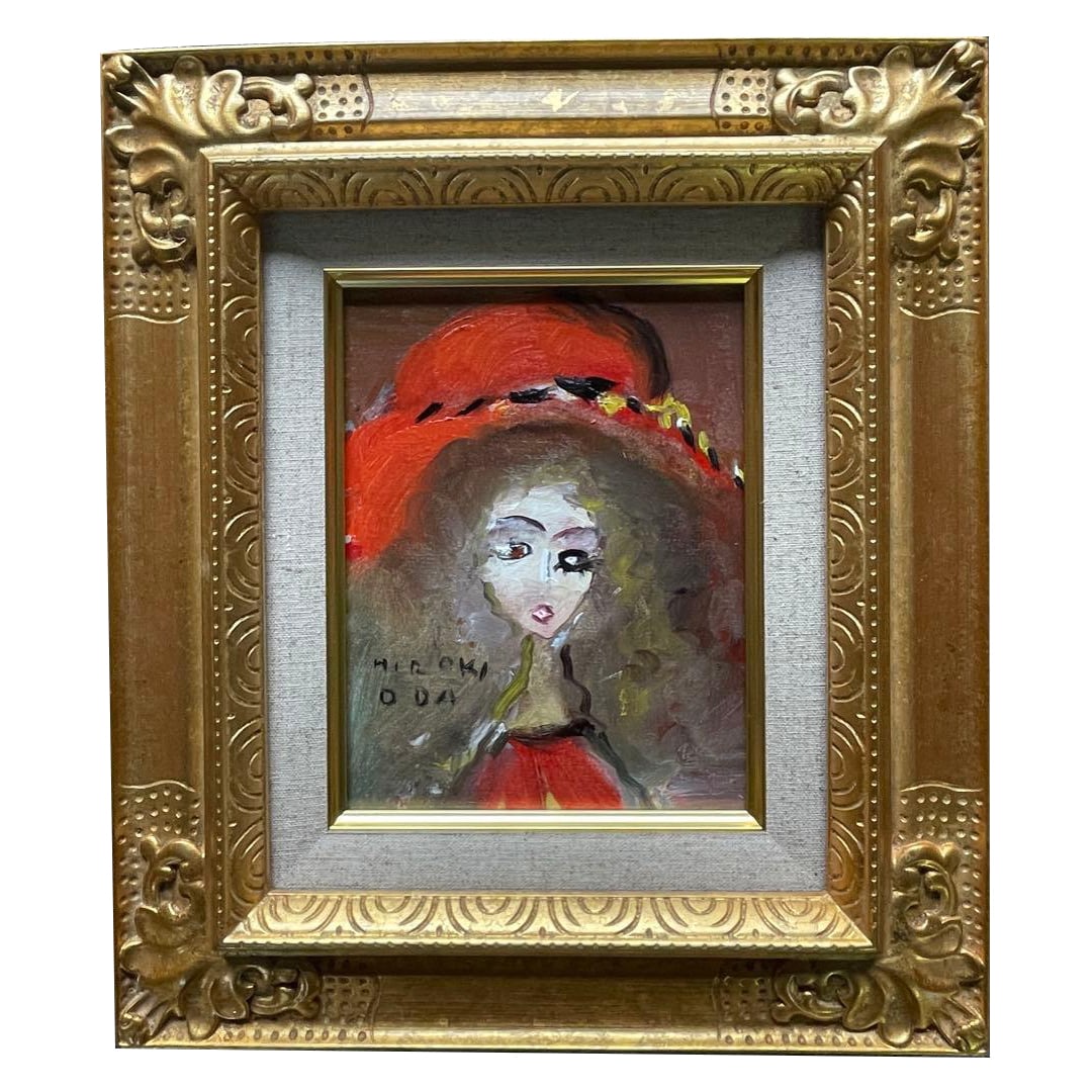 Oda Hiroki, oil painting, size 0, "Shojo" (Young Girl) (1 of 12)