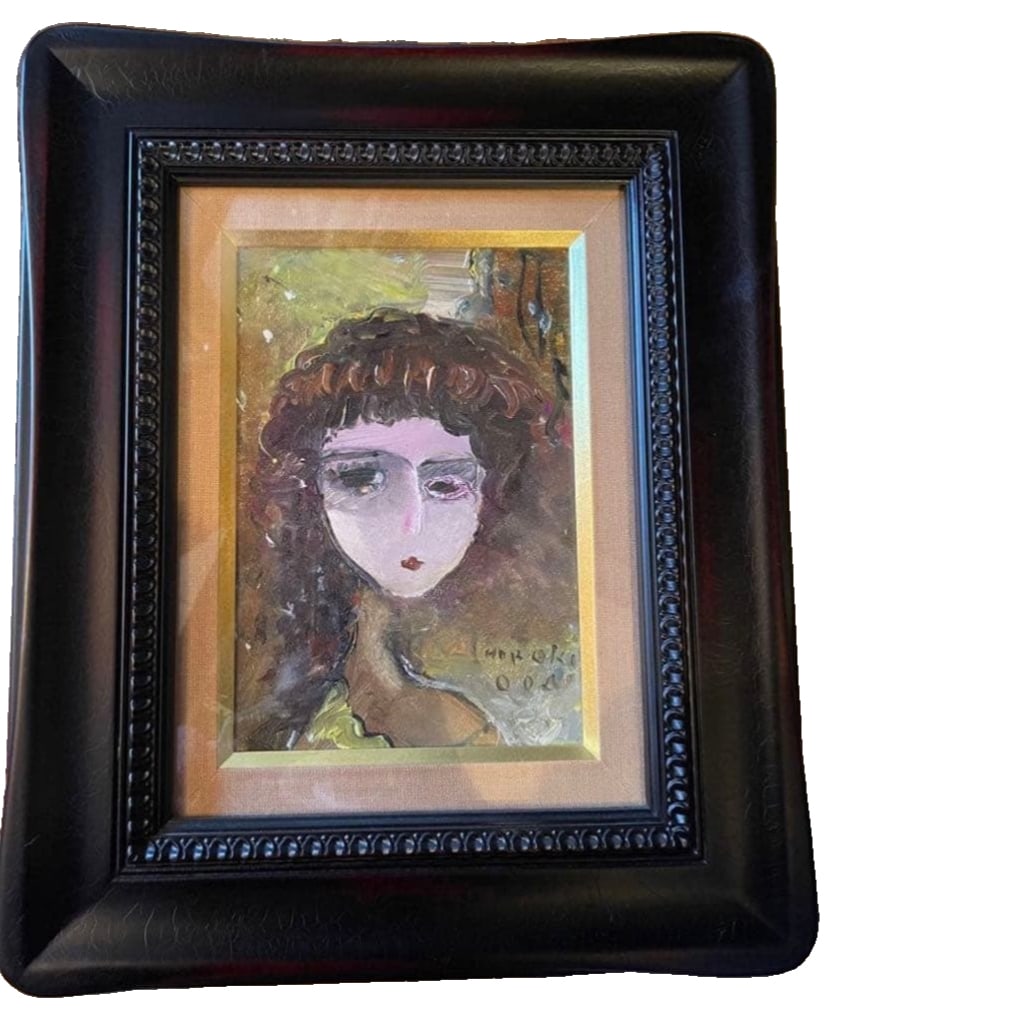 Oda Hiroki, "ShOjo" (Young Girl), oil painting (1 of 11)