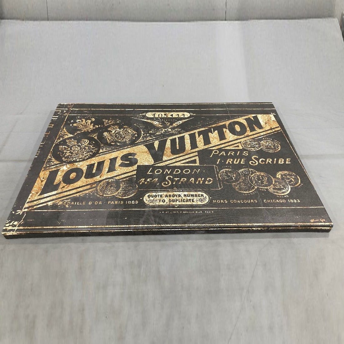 Oliver Gal canvas painting, Louis Vuitton pattern. (1 of 9)