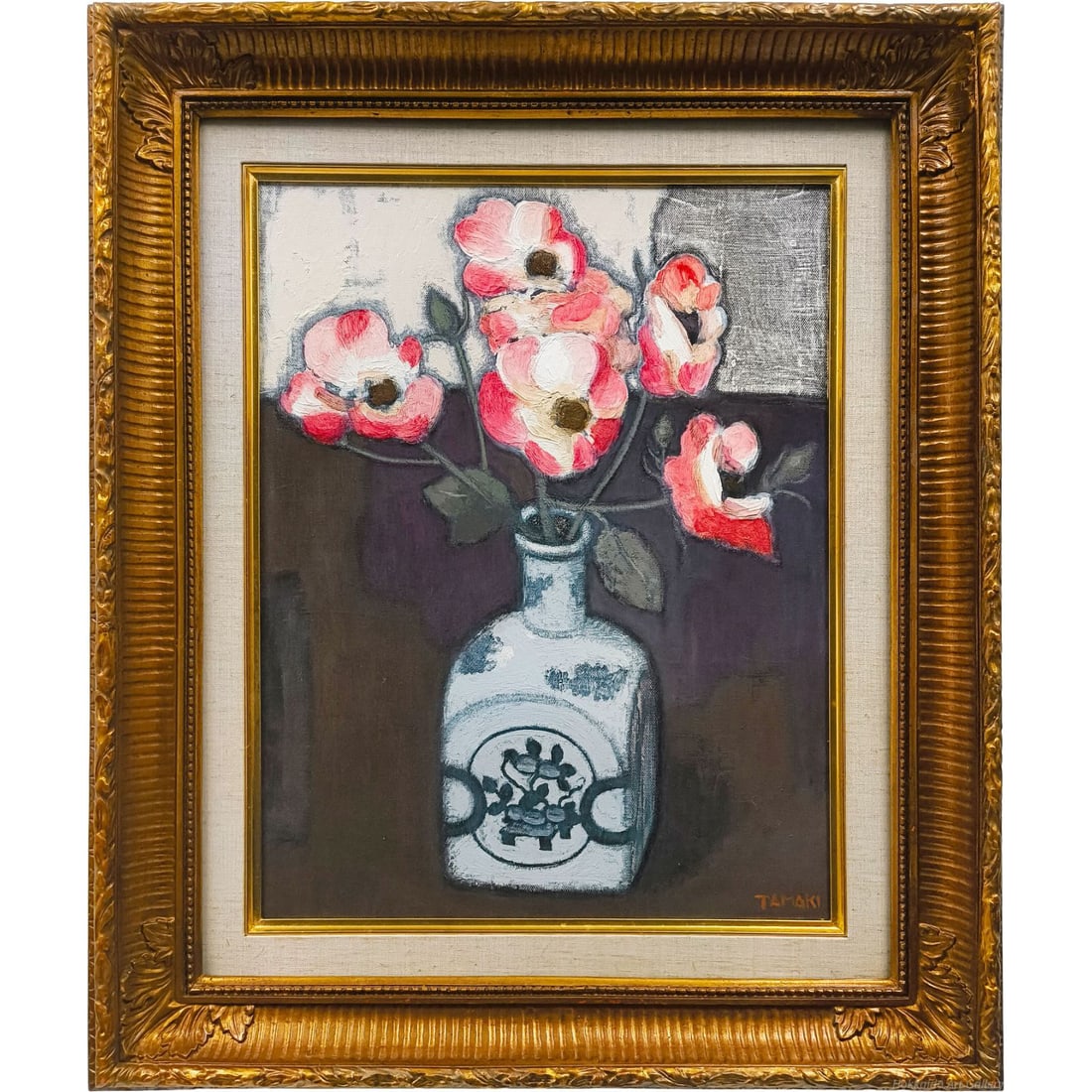 Matsuda Tamaki, "Bara" (Rose), oil painting (1 of 9)