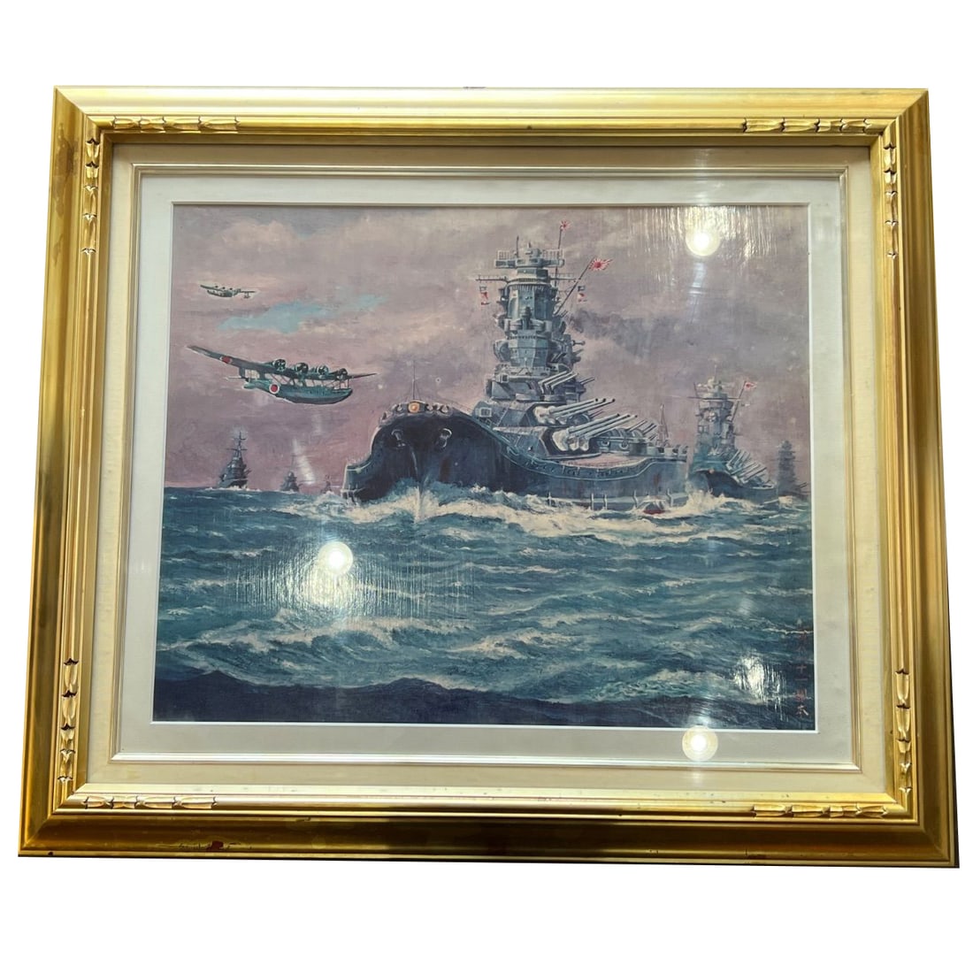 Okamoto "Battleship Yamato" - Interior Decorative Painting (1 of 8)