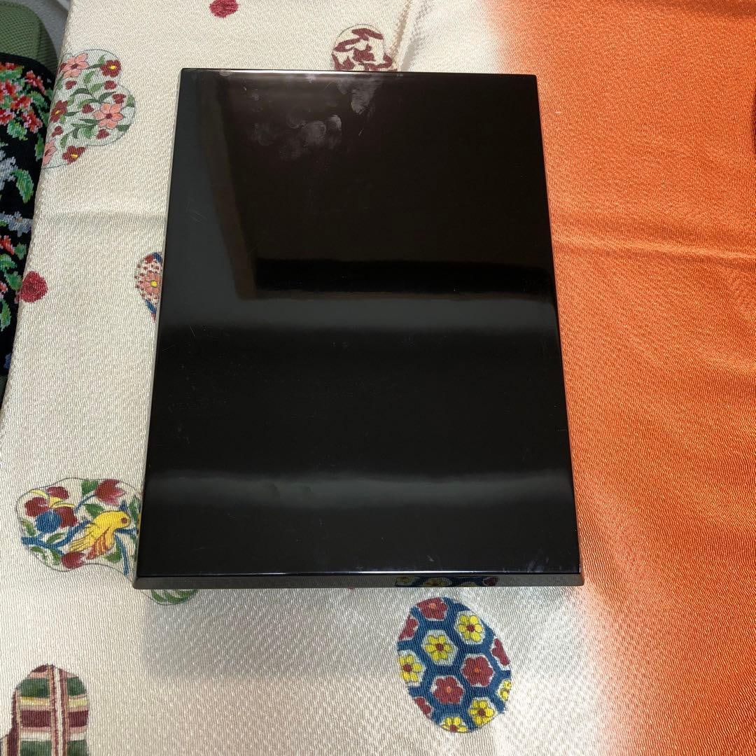 A black lacquer document box (without lid) - 2
