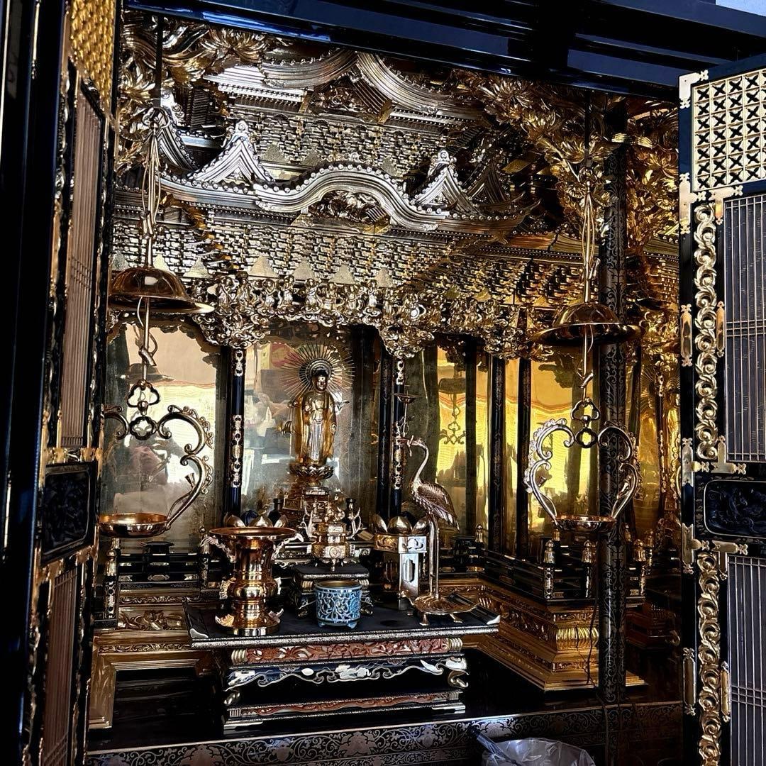 This is a Kanazawa Buddhist altar from a distinguished noble family. (1 of 13)