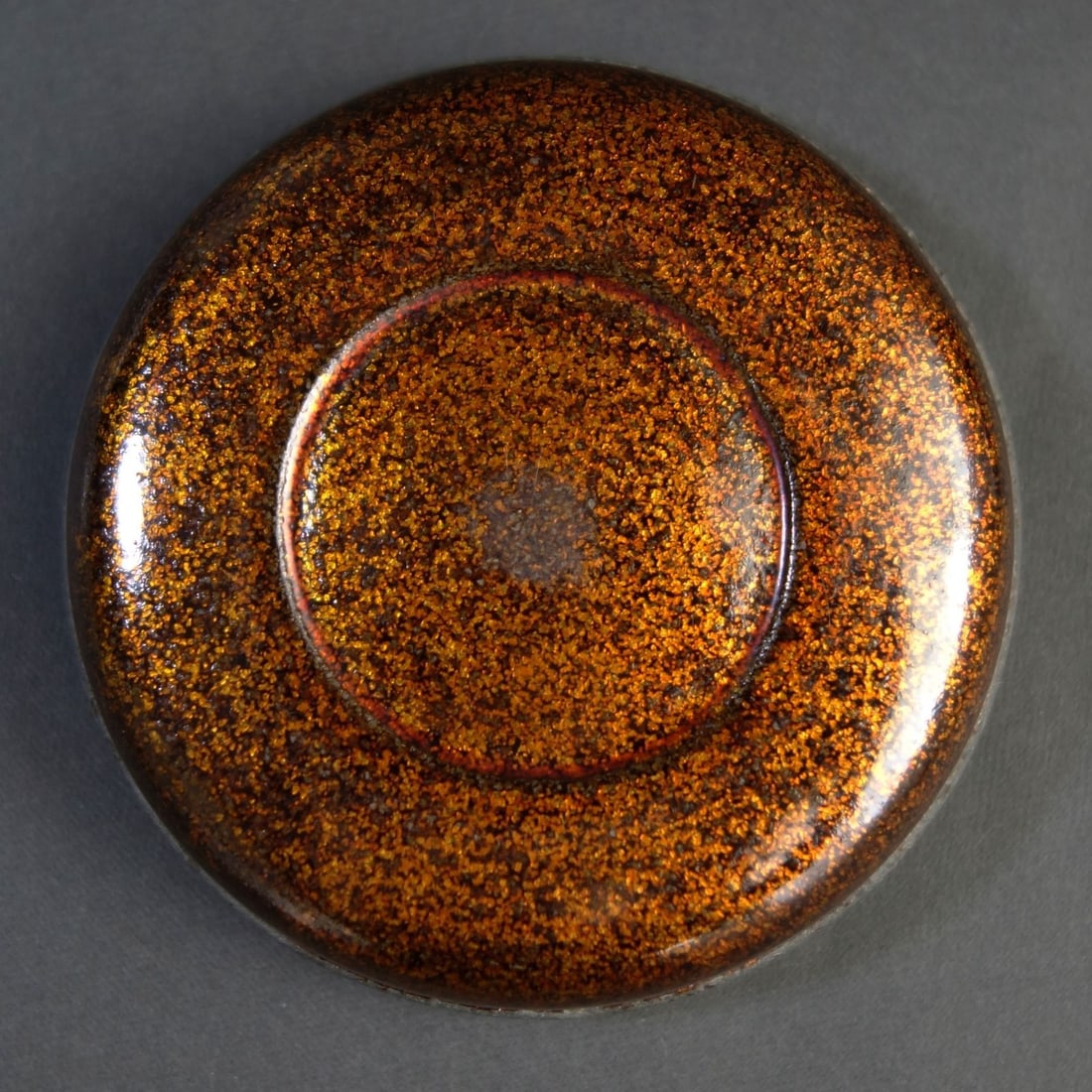 Incense Box with Hydrangea Pattern and Tin Edging - 10