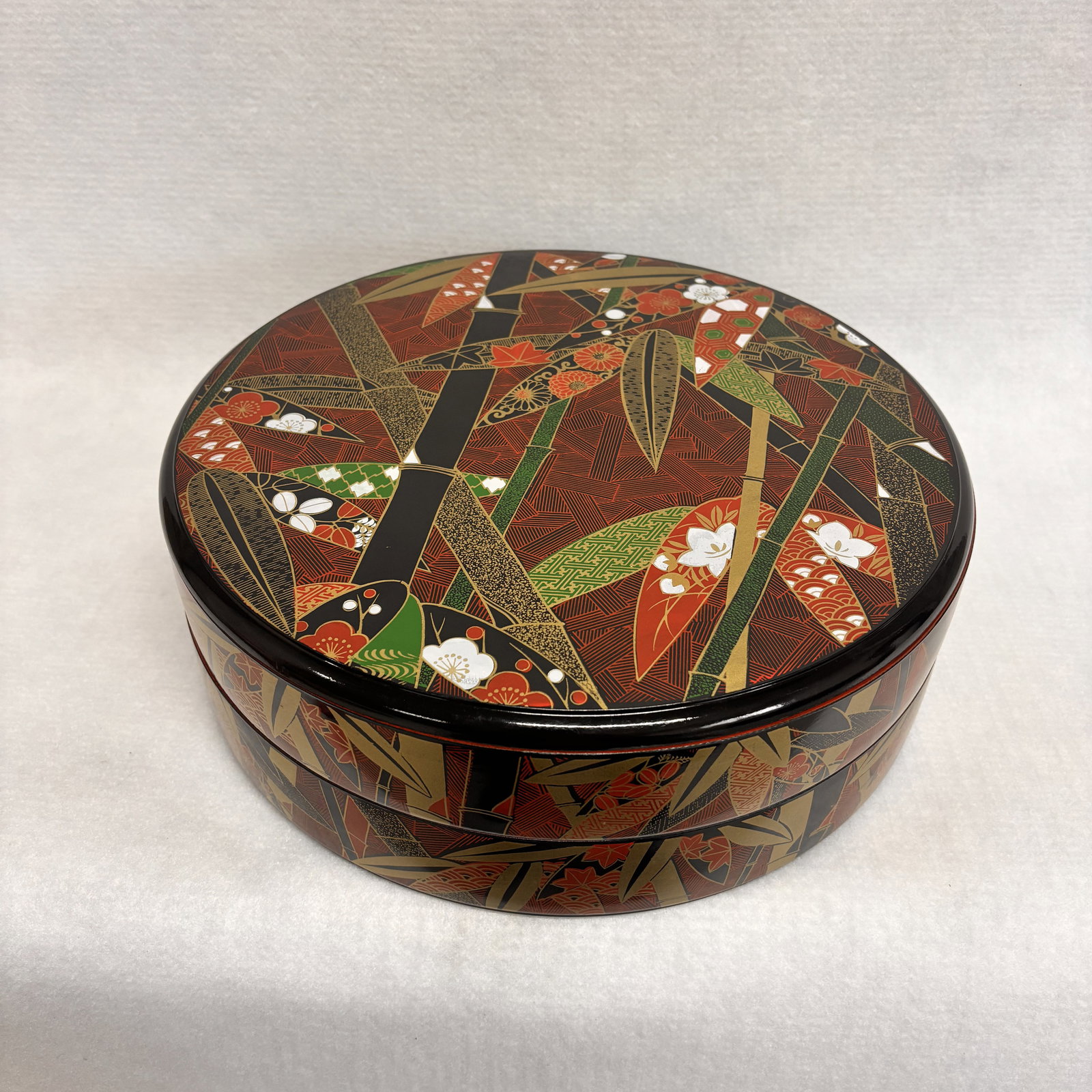 Lacquerware Sushi Plate, Double Layer - 2