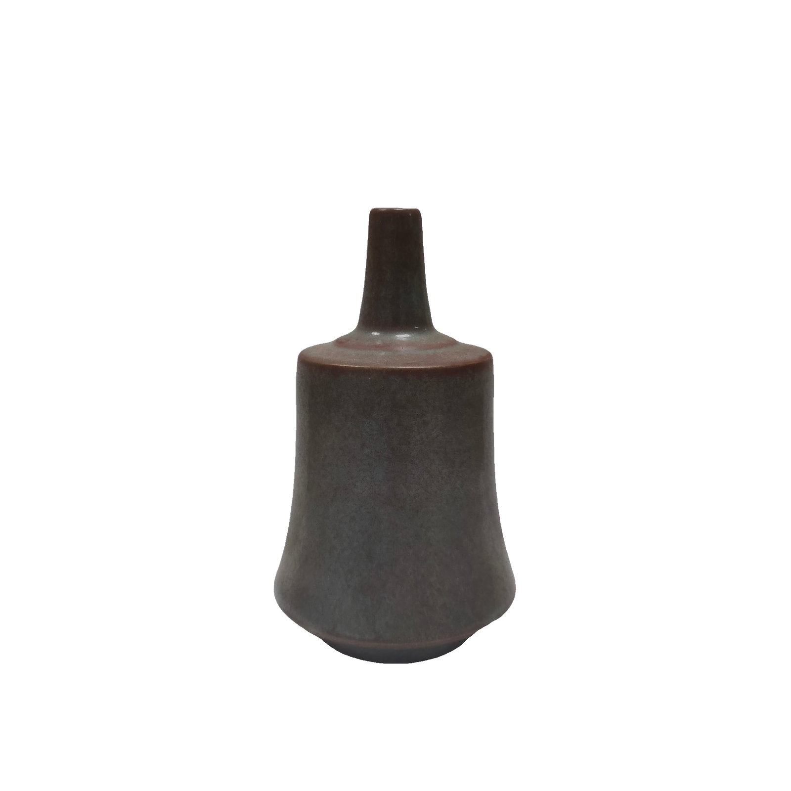 A Song Dynasty-marked Jun kiln-fired vase: A Song Dynasty Jun kiln-fired vase with a natural, thick patina, well preserved. Height: 14 cm, width: 8.5 cm