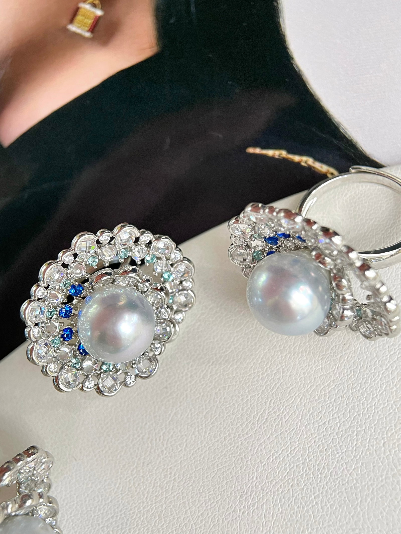 Silver Pearl Ring - 4