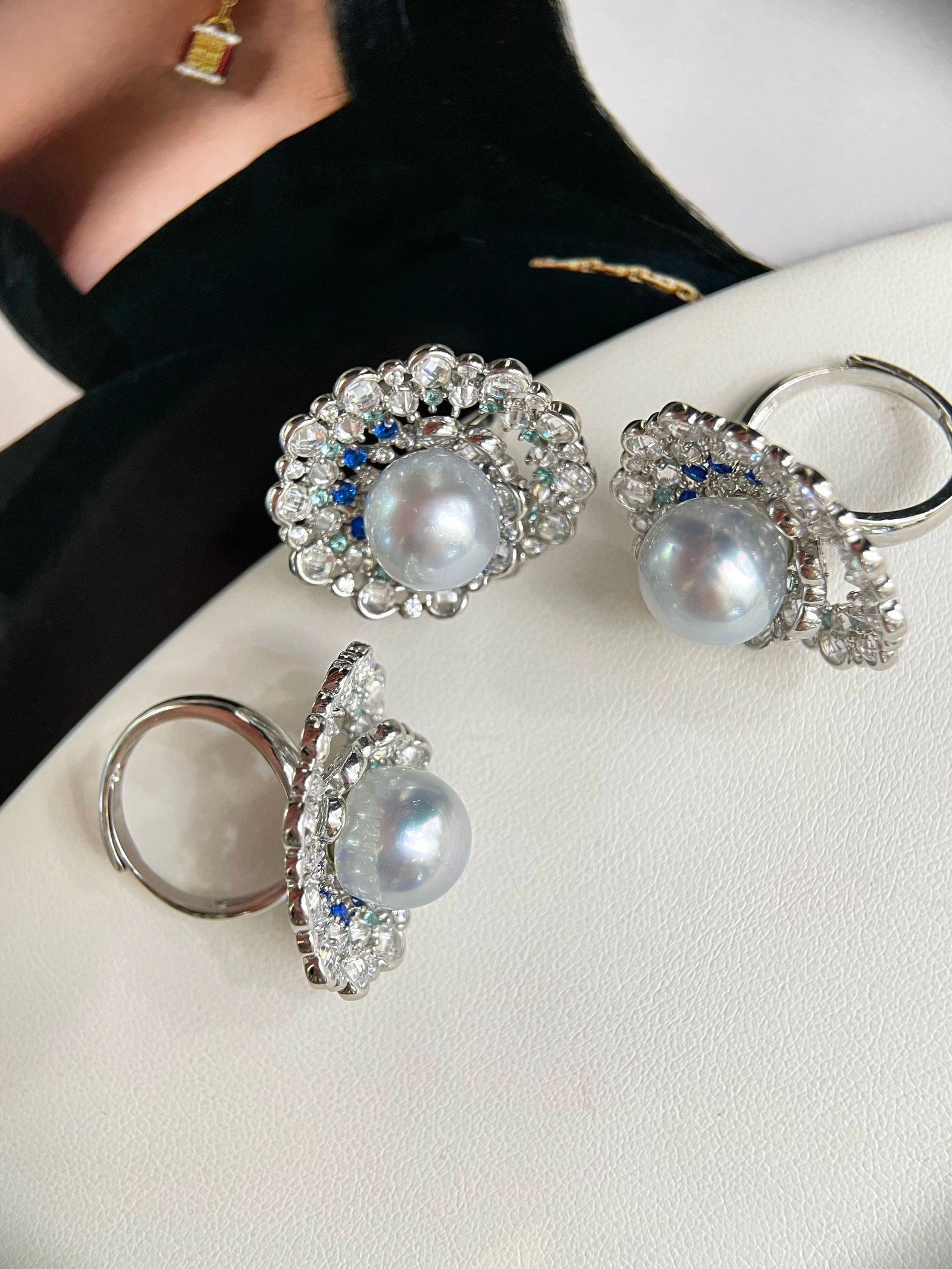 Silver Pearl Ring - 5