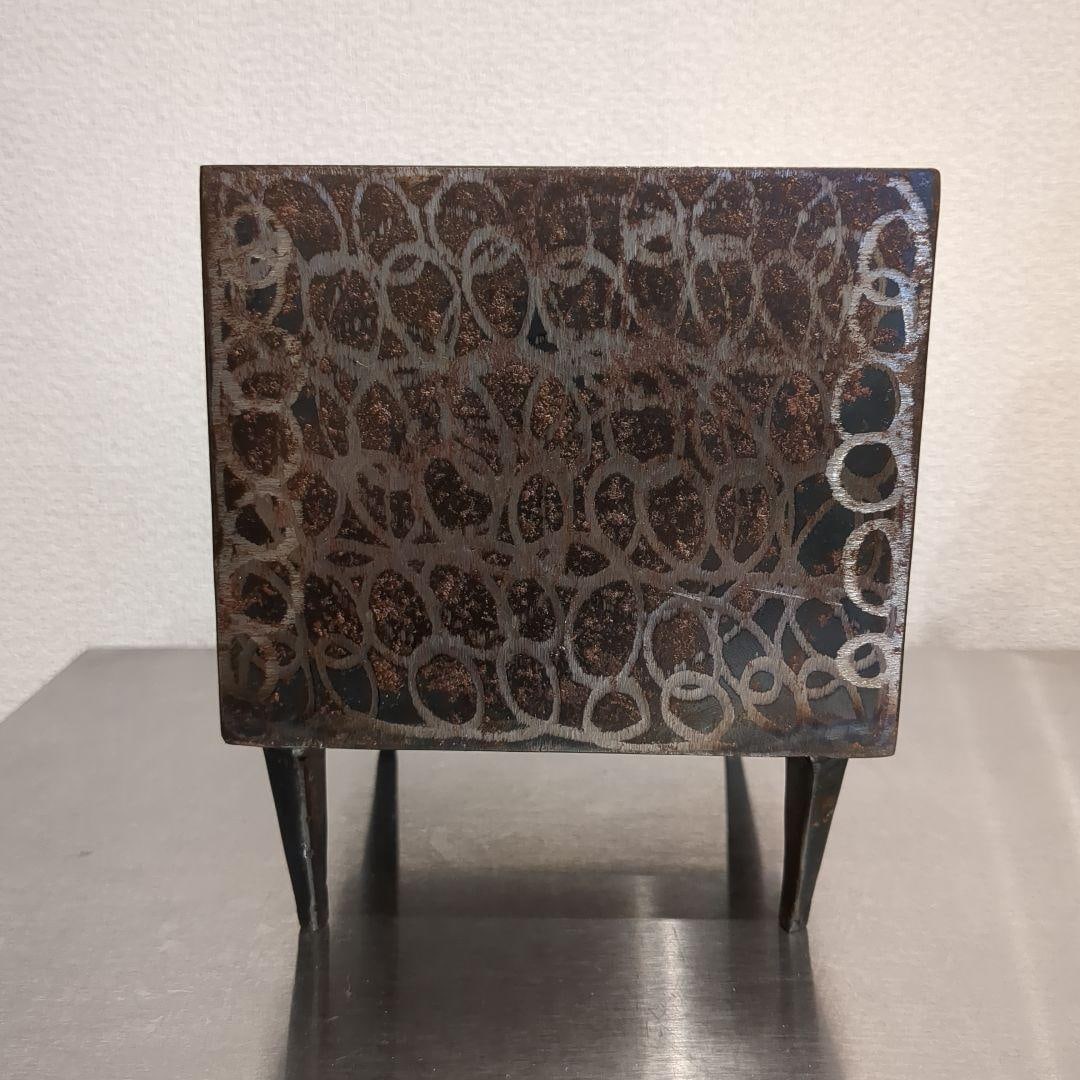 Geometric Pattern Lacquerware Jewelry Box - 3