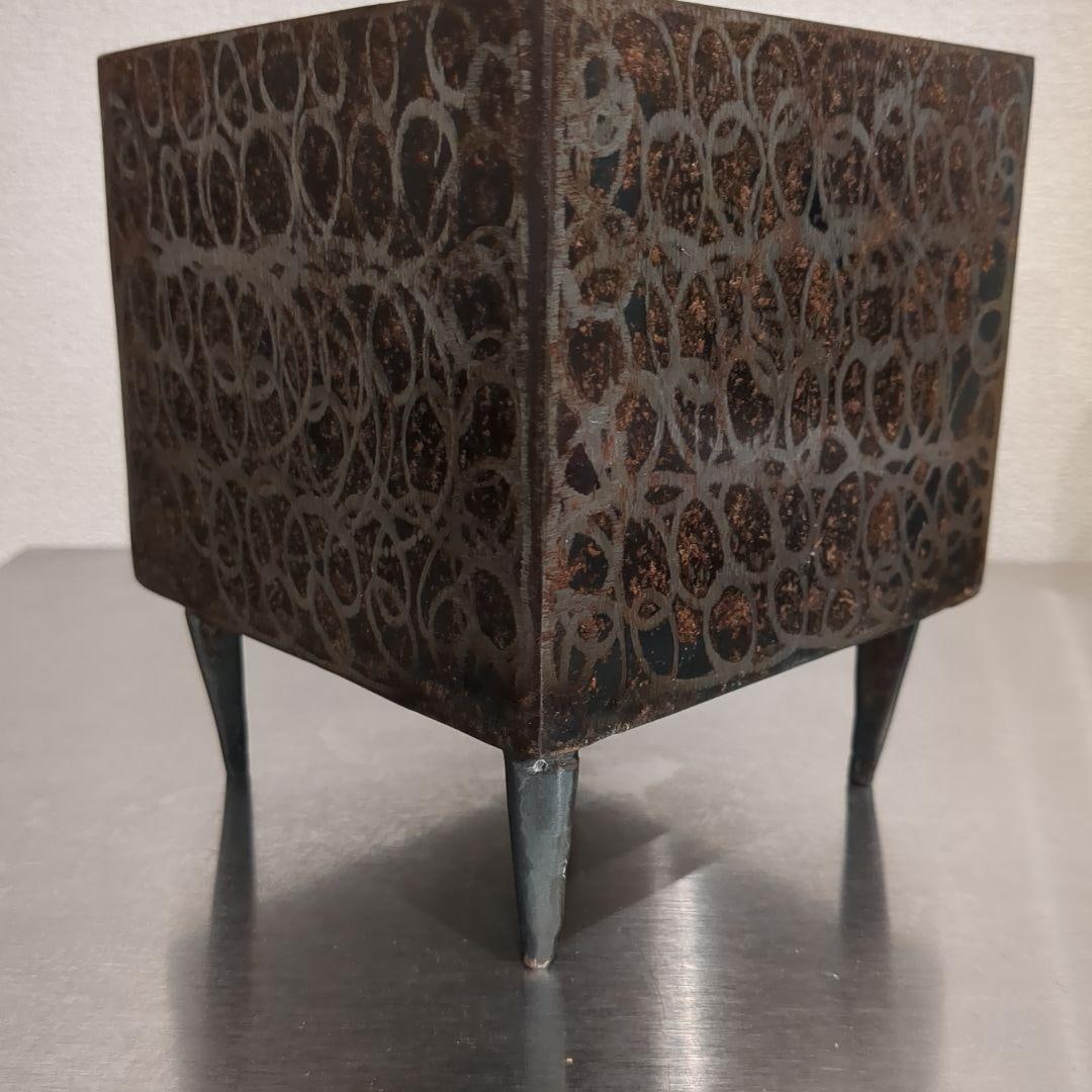 Geometric Pattern Lacquerware Jewelry Box - 4