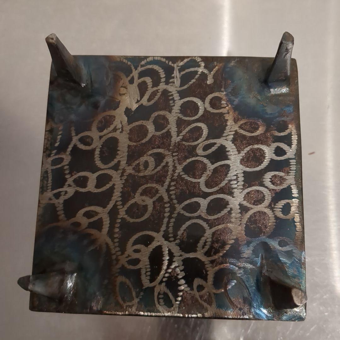 Geometric Pattern Lacquerware Jewelry Box - 6