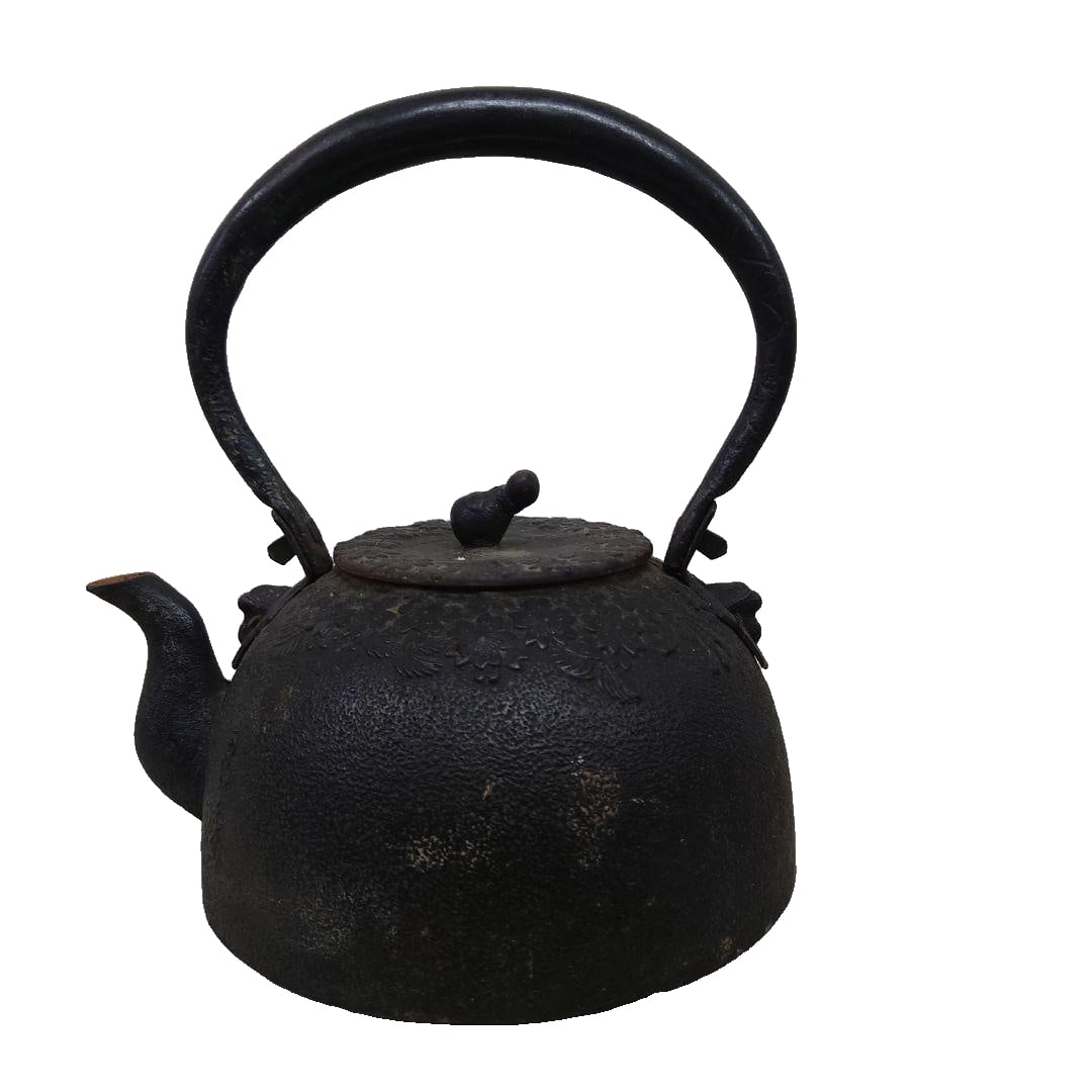 Iron Kettle with Horse Motif (1 of 8)