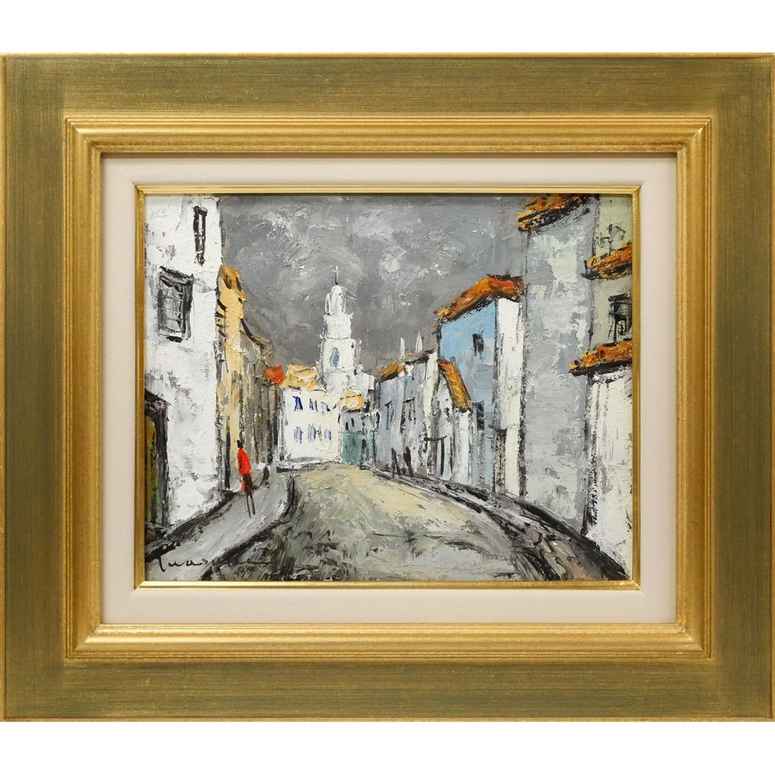 Iwasaki Shogo, "Supein Fukei" (Spanish Landscape), Oil Painting, F3 Size (1 of 8)