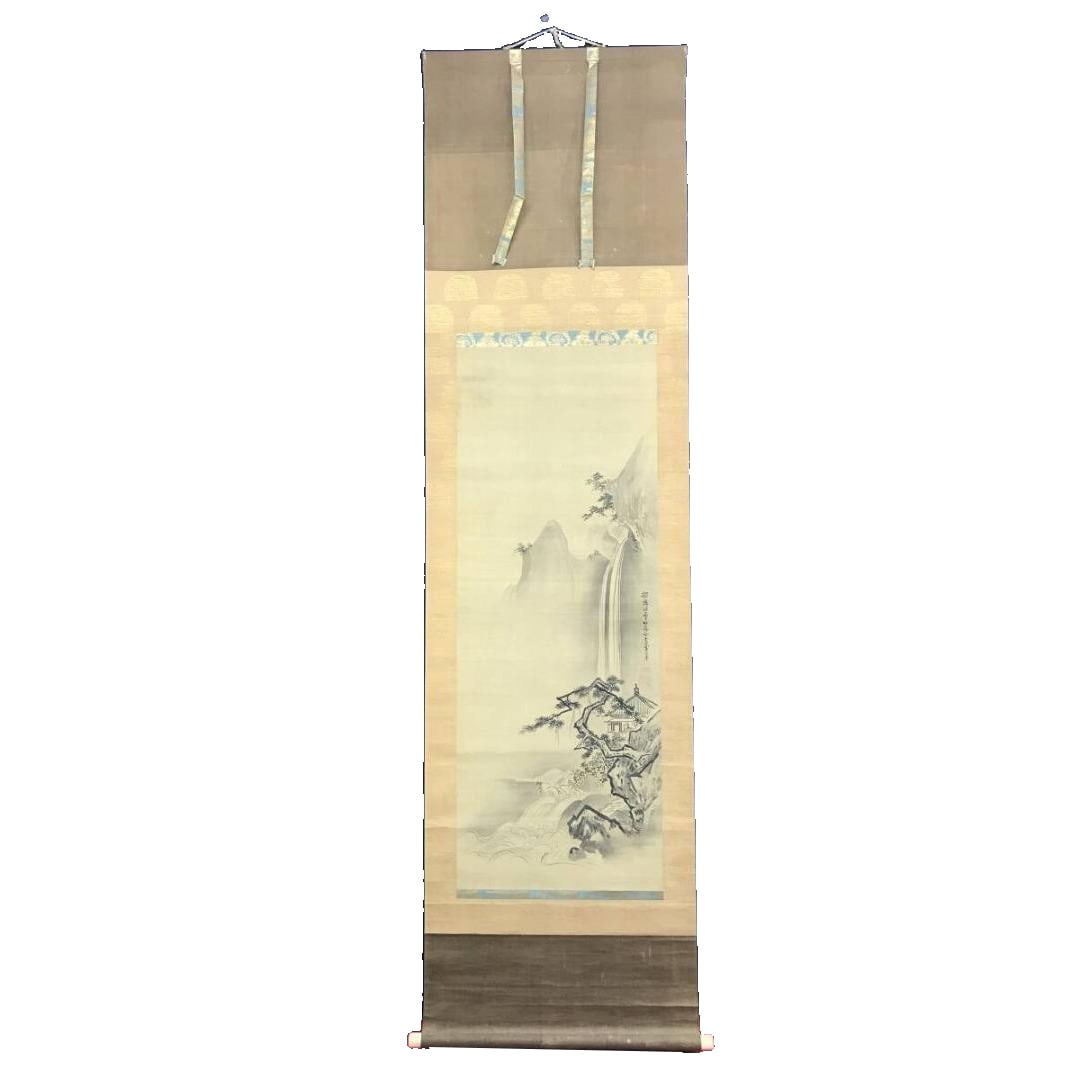Authentic Work / KanO Tan'yU / Landscape Painting / Waterfall Landscape Painting / Waterfall / (1 of 11)