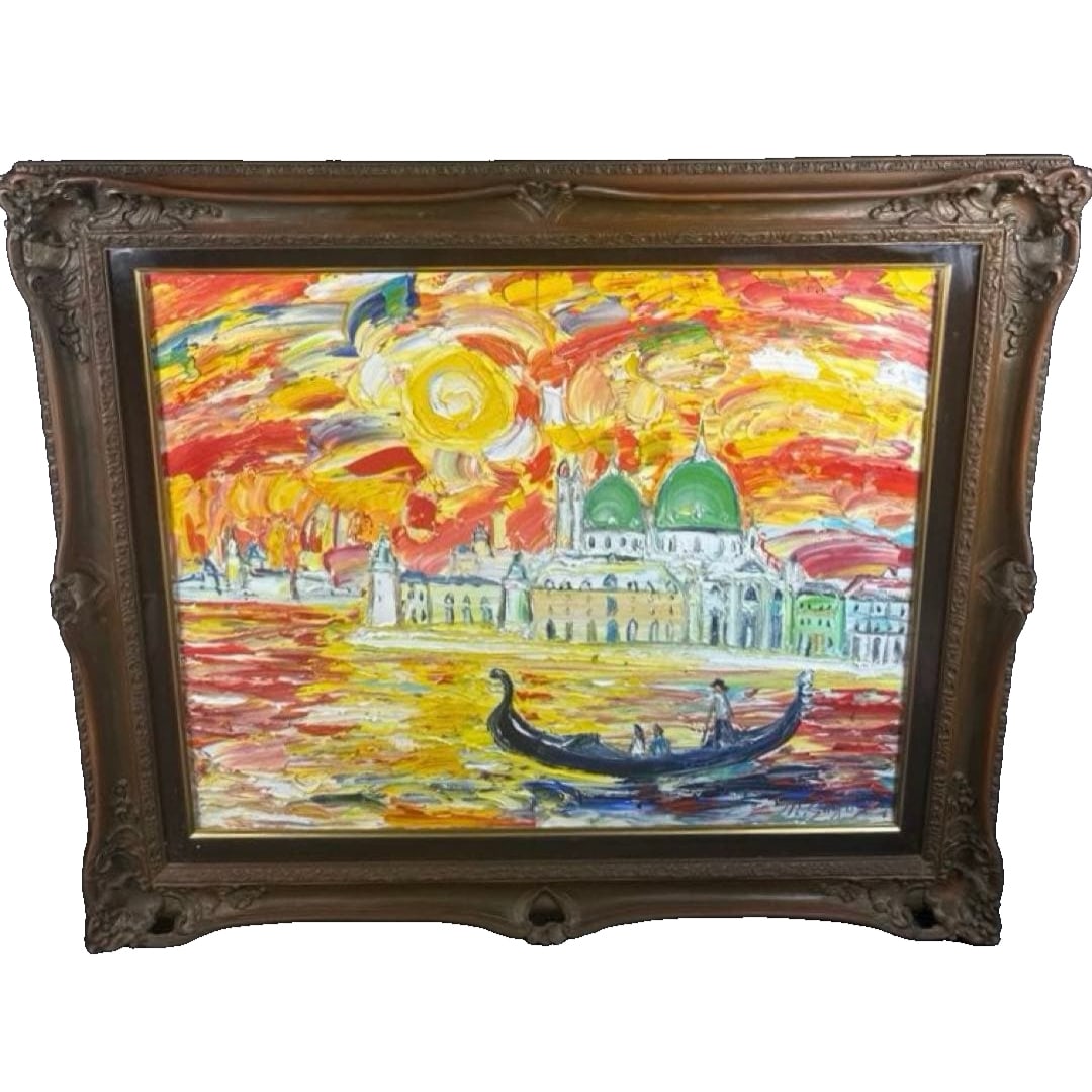 Suzuki Masaharu [VENEZIA] Original Oil Painting, Hand-Signed (1 of 8)