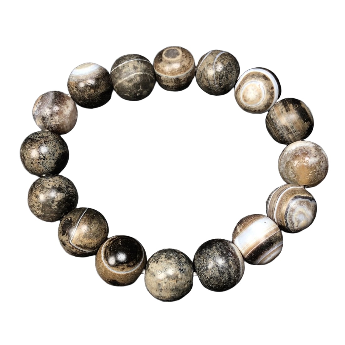 Tibetan Old Agate Bracelet (1 of 11)