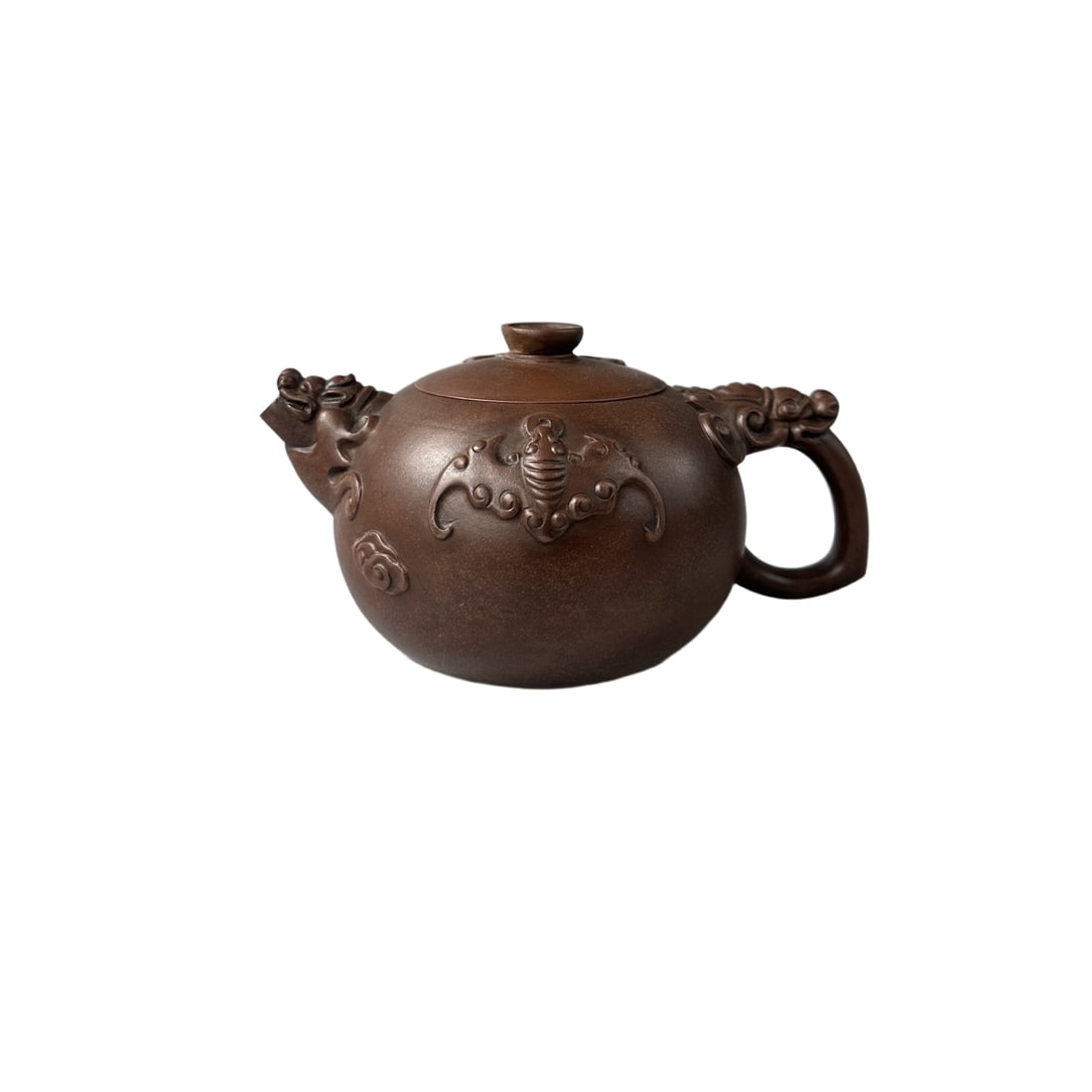 Fortune is right in front of you, purple clay teapot.: Tea Set: Fortune is in Front of You Base: As shown in the picture Material: Purple Clay Capacity: 450cc Spout: Mesh hole Size: 16/8cm