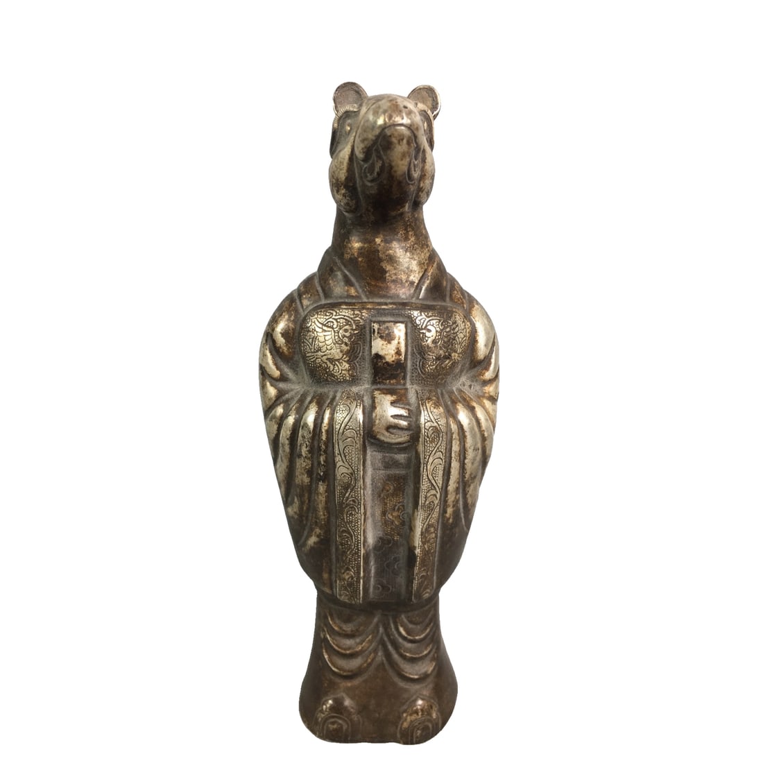 Silver zodiac "Rat" ornament (1 of 10)