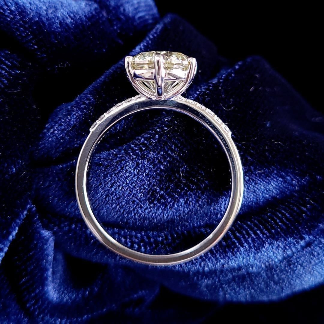 Second-hand - a large, rare colored diamond ring - 5