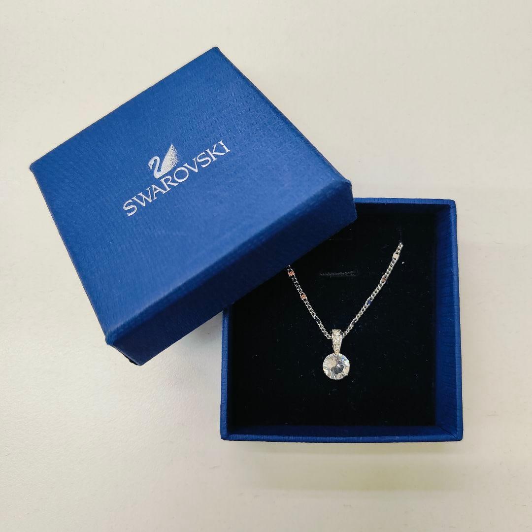 Second hand - Swarovski single diamond necklace - 4