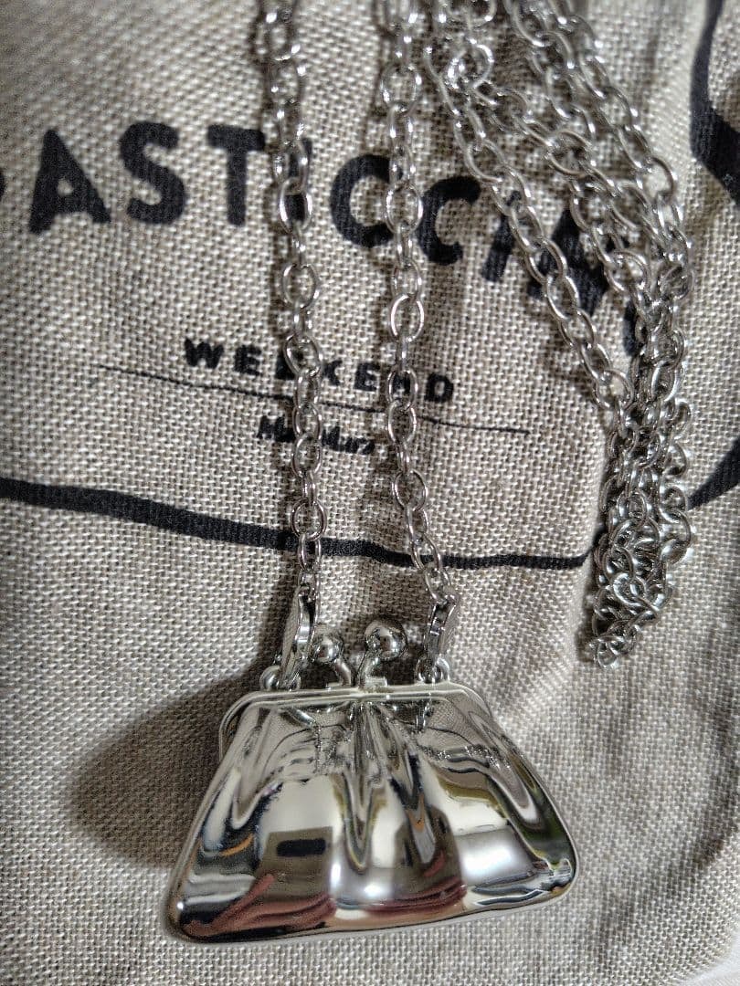 Second-hand Pasticino pattern necklace - silver - 6
