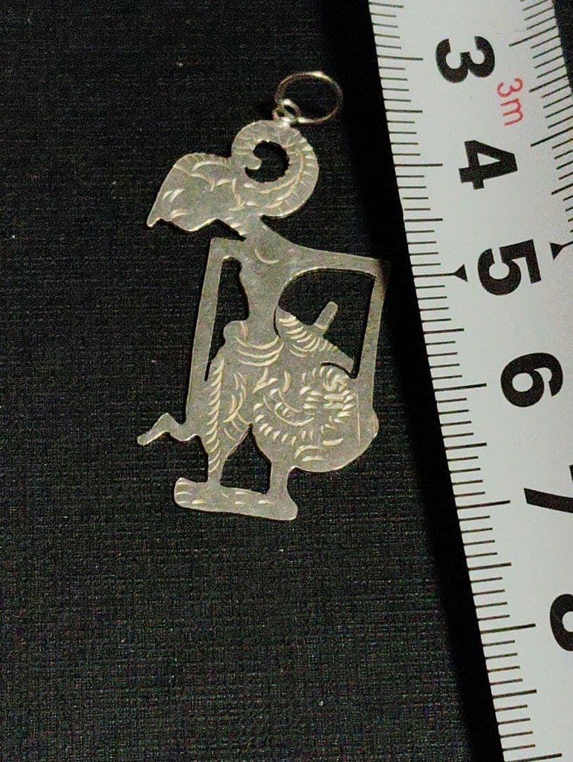 Second hand - one silver sheep pendant. - 3