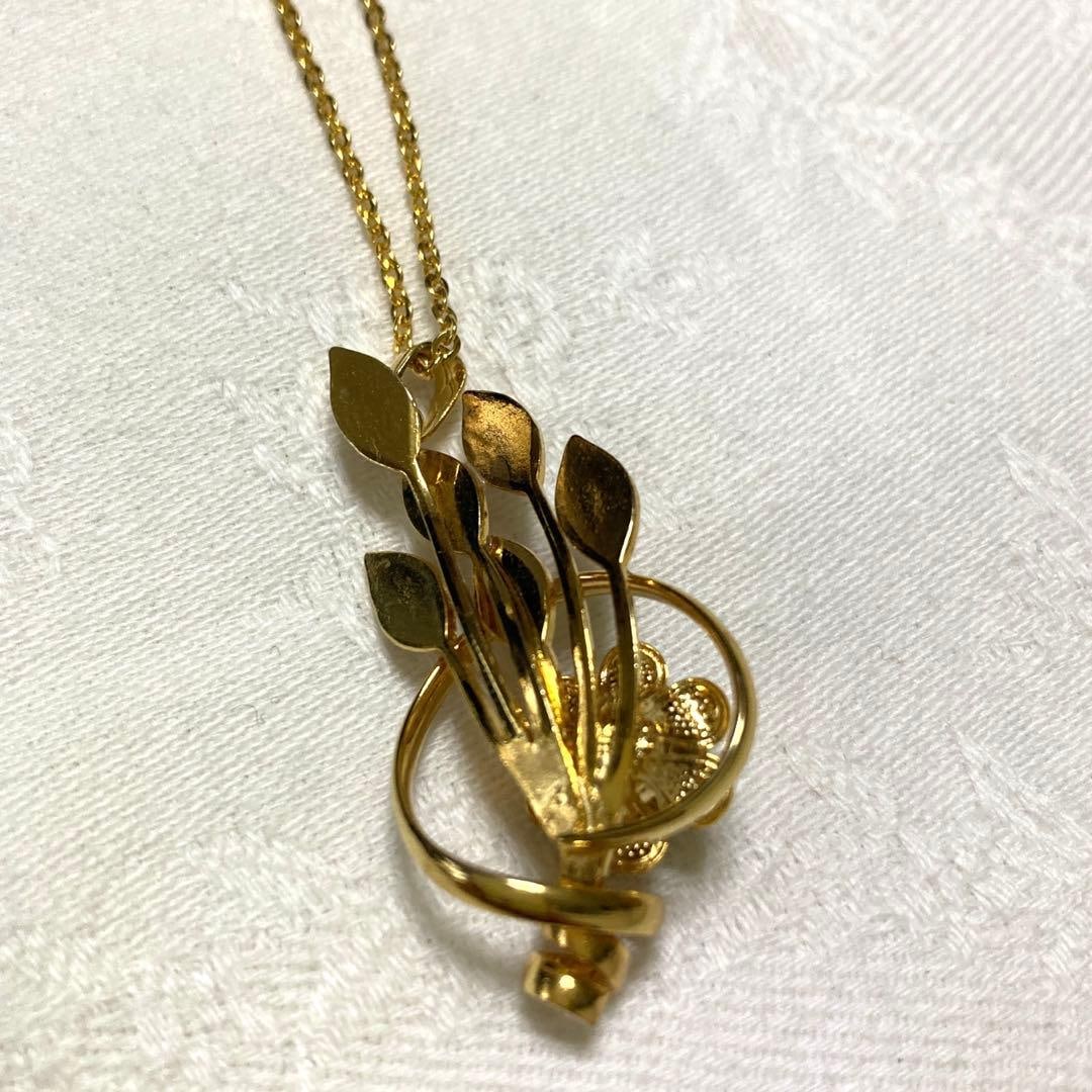 Second-hand - Flower Pattern Necklace - 4